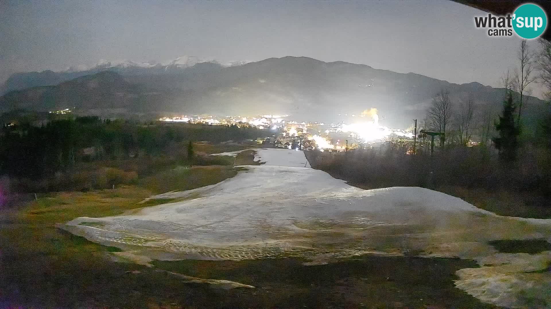 Kamera uživo Bohinjska Bistrica – Pogled u stvarnom vremenu sa skijališta Kozji Hrbet