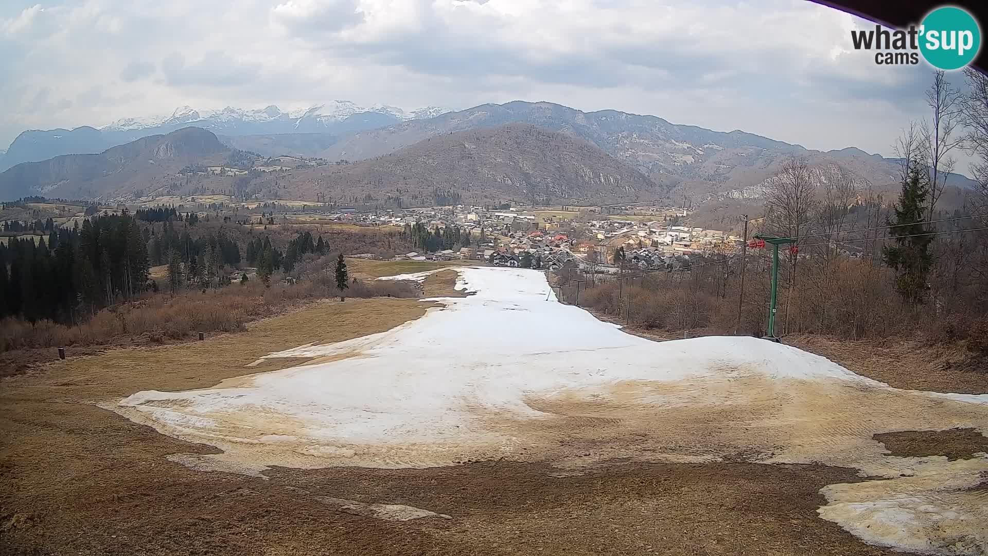 Kamera uživo Bohinjska Bistrica – Pogled u stvarnom vremenu sa skijališta Kozji Hrbet