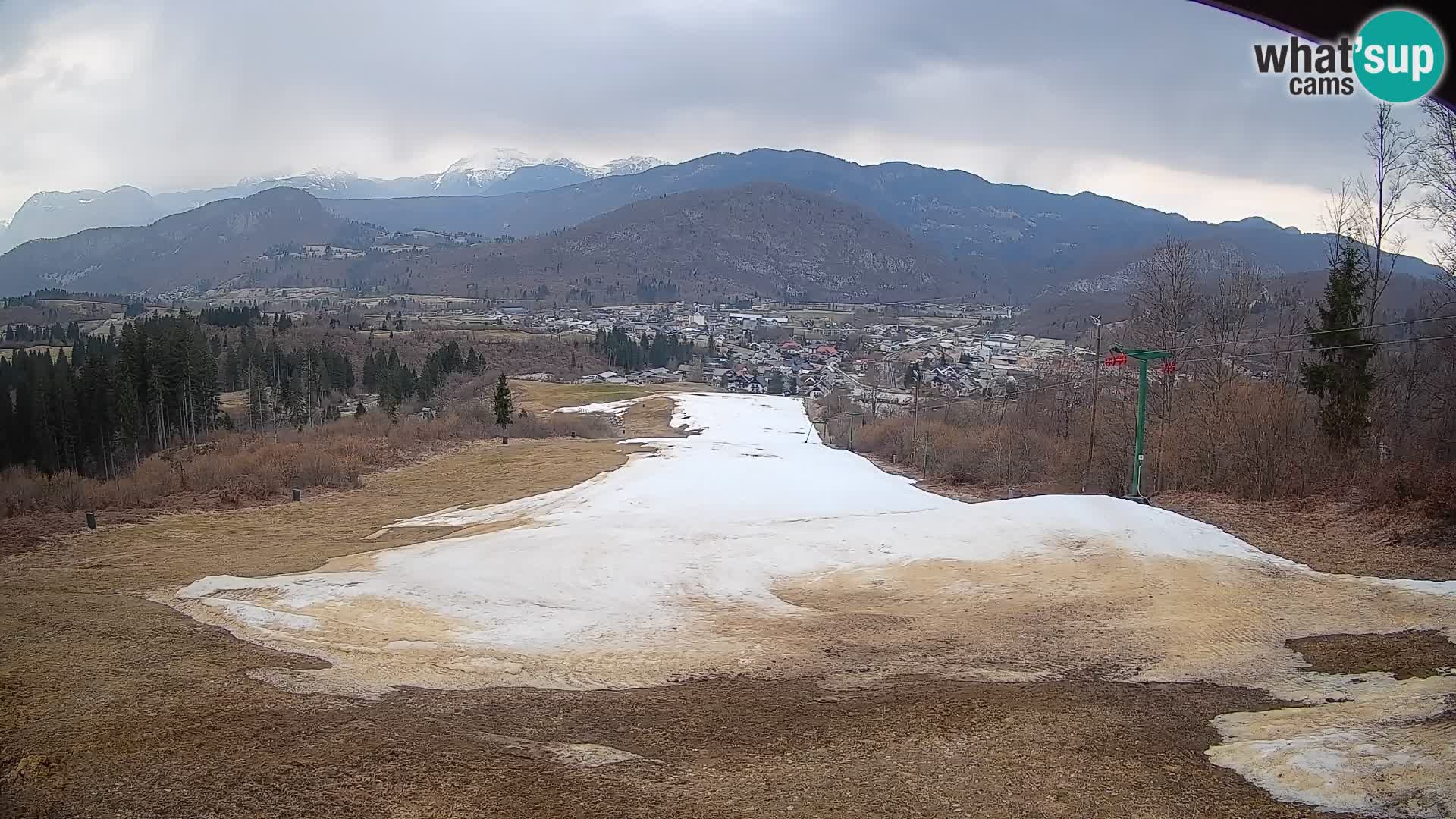 Spletna kamera Bohinjska Bistrica – Pogled v živo s smučišča Kozji Hrbet