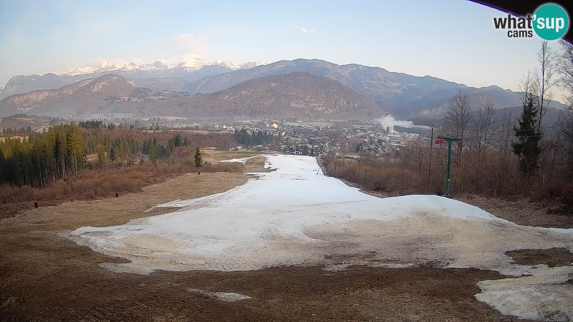 Webcam Bohinjska Bistrica – Live View from Kozji Hrbet Ski Station