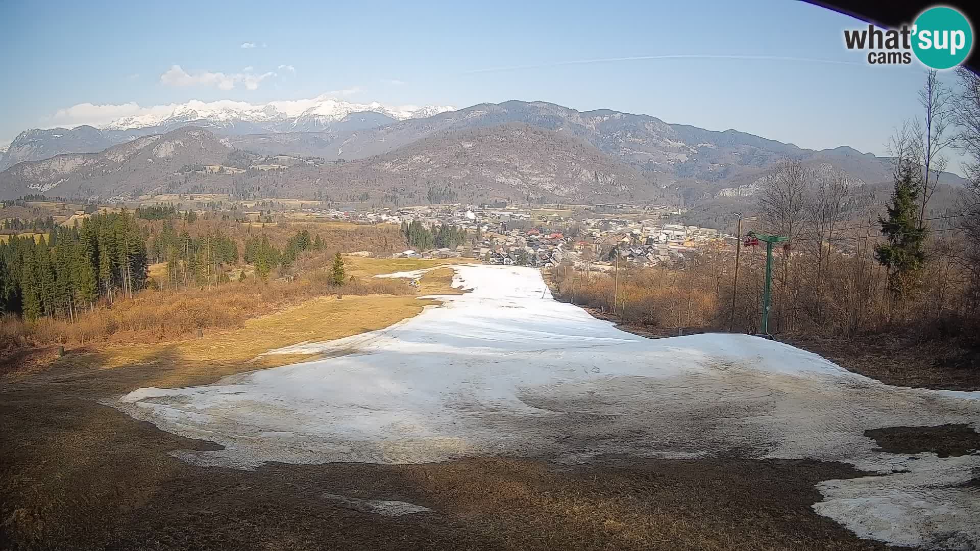 Webcam Bohinjska Bistrica – Vista live dalla stazione sciistica Kozji Hrbet