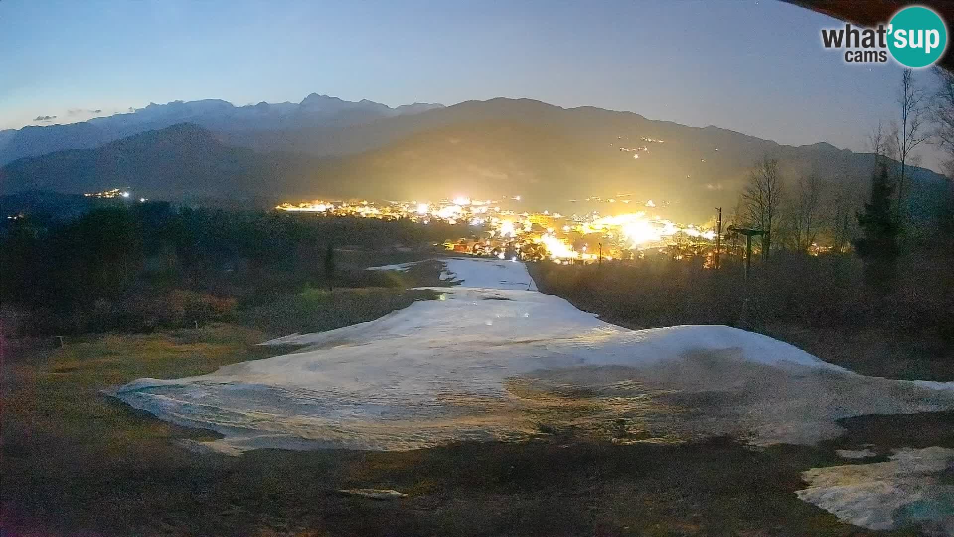 Webcam Bohinjska Bistrica – Vista live dalla stazione sciistica Kozji Hrbet