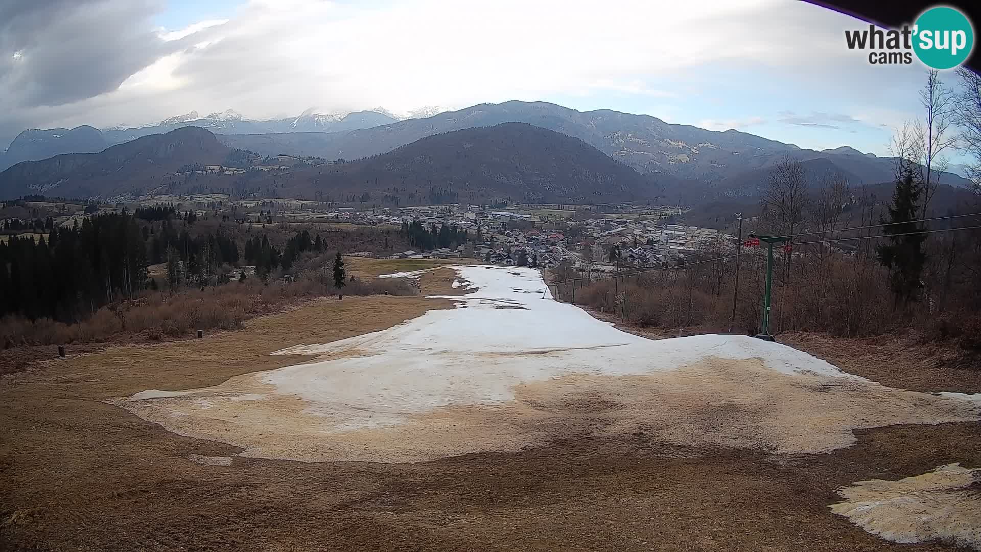 Spletna kamera Bohinjska Bistrica – Pogled v živo s smučišča Kozji Hrbet