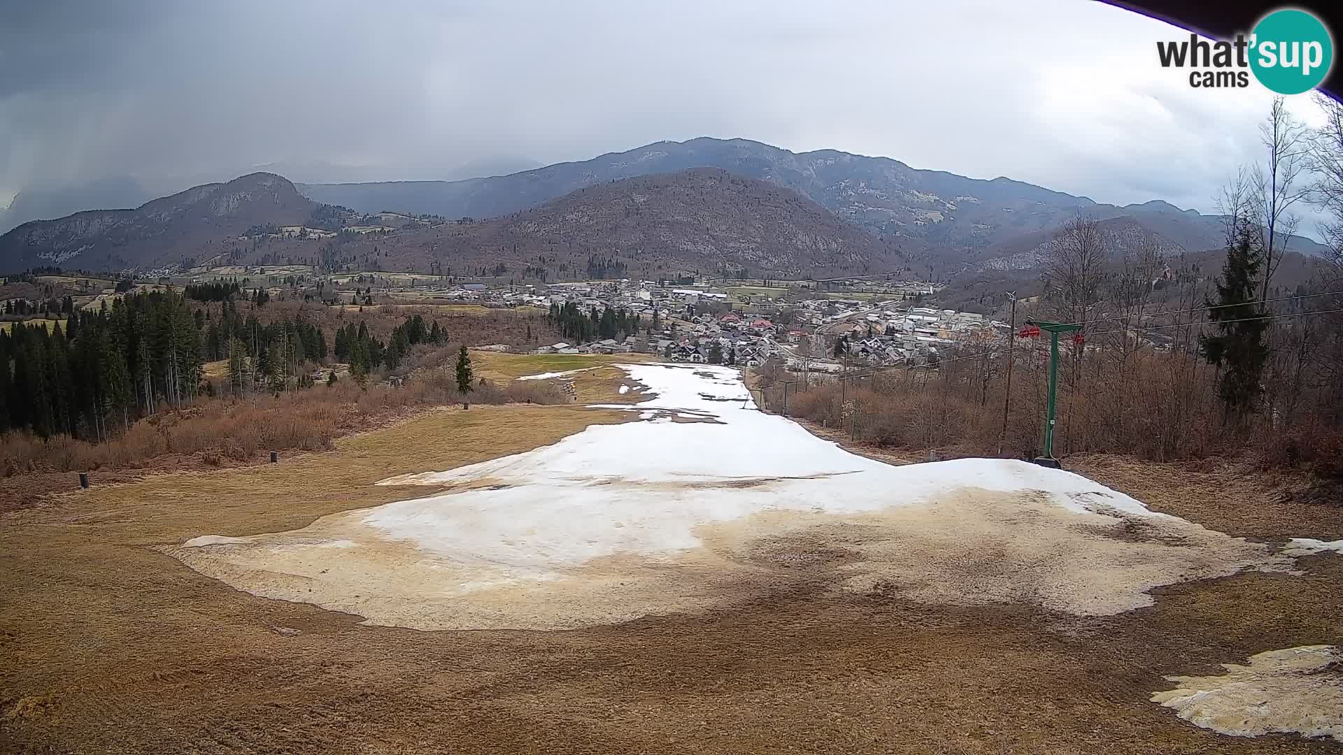 Spletna kamera Bohinjska Bistrica – Pogled v živo s smučišča Kozji Hrbet