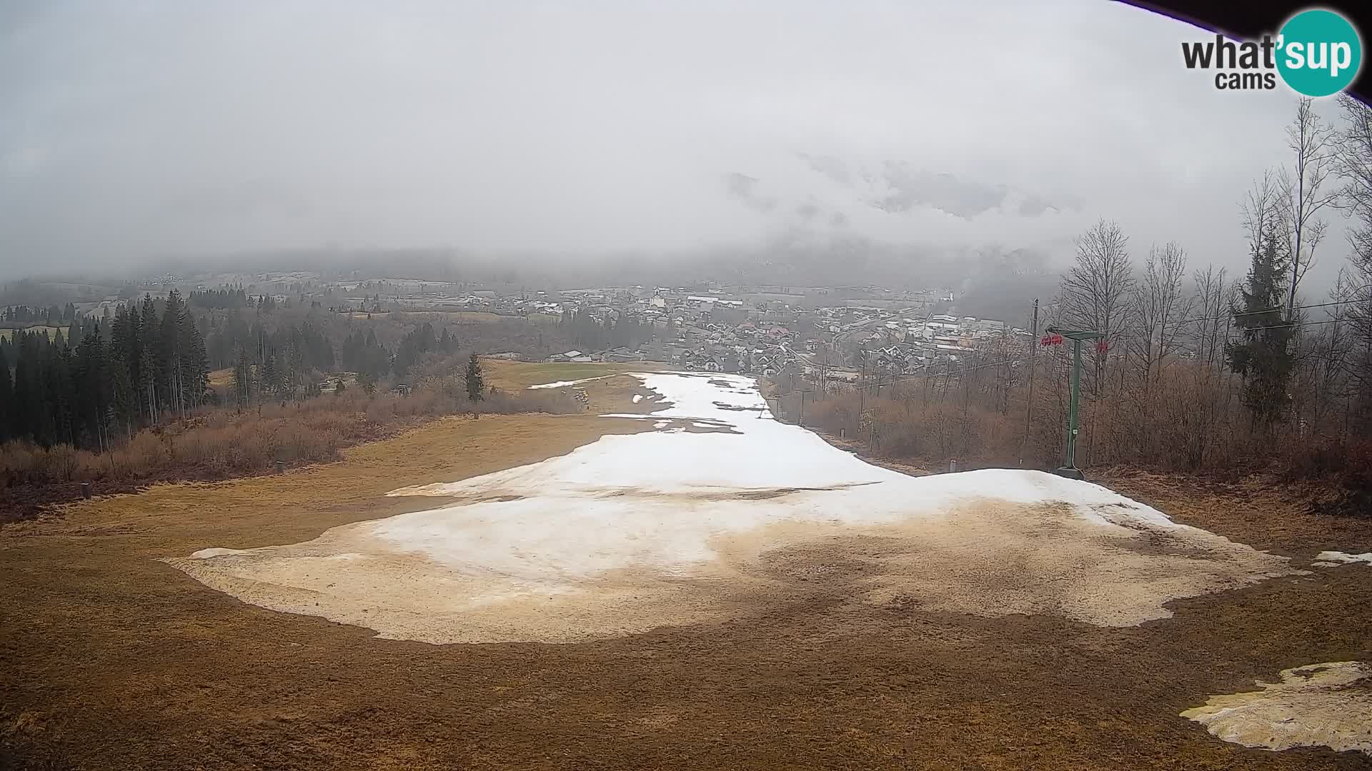 Kamera uživo Bohinjska Bistrica – Pogled u stvarnom vremenu sa skijališta Kozji Hrbet