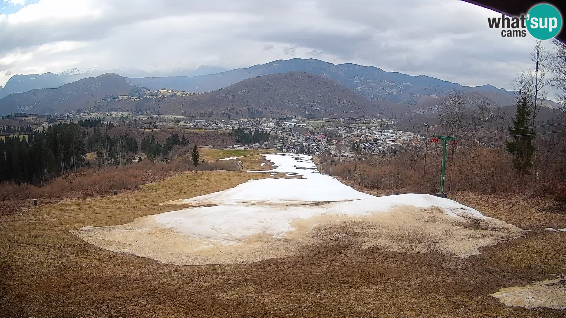 Spletna kamera Bohinjska Bistrica – Pogled v živo s smučišča Kozji Hrbet