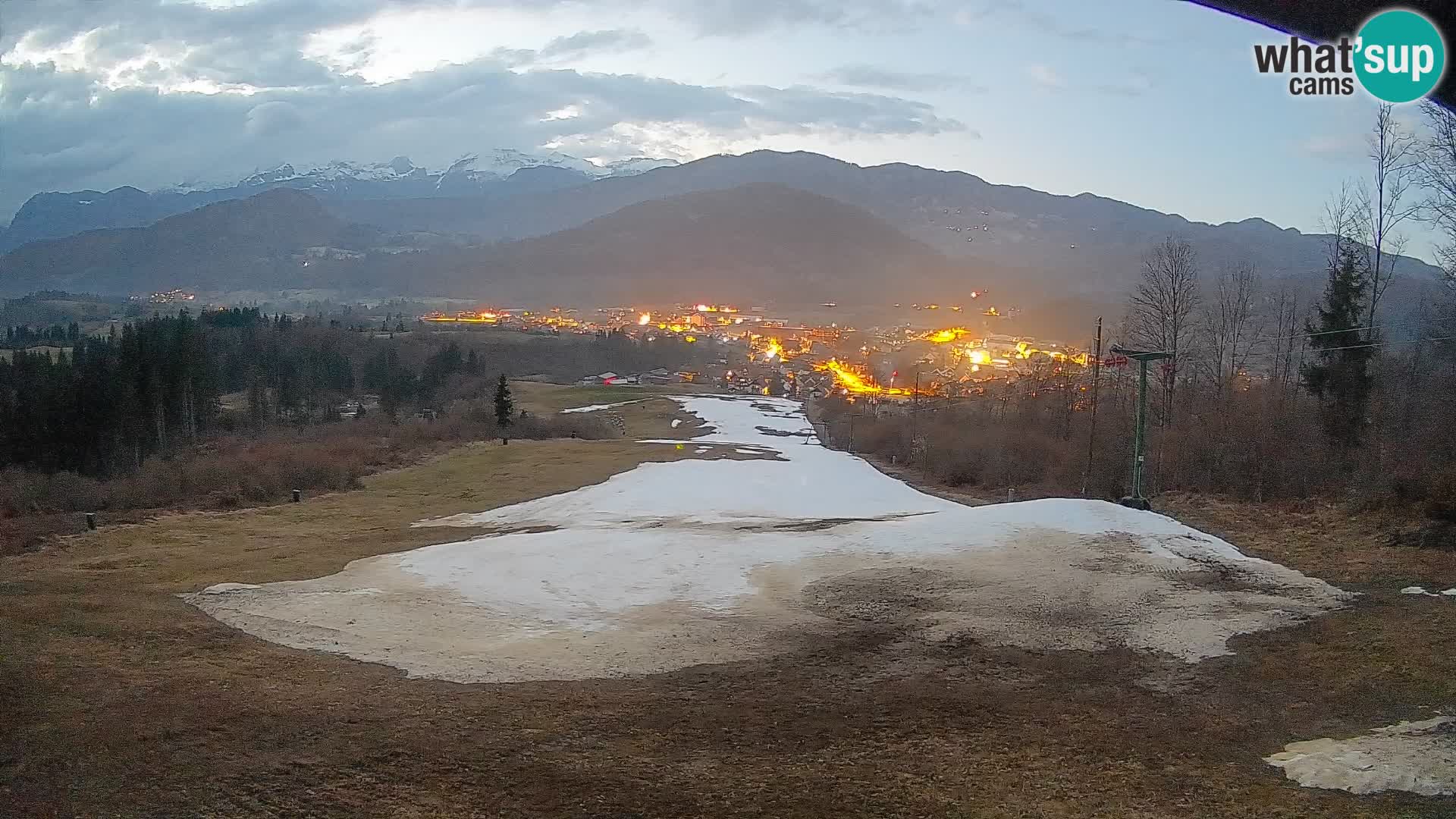Webcam Bohinjska Bistrica – Vue en direct depuis la station de ski Kozji Hrbet