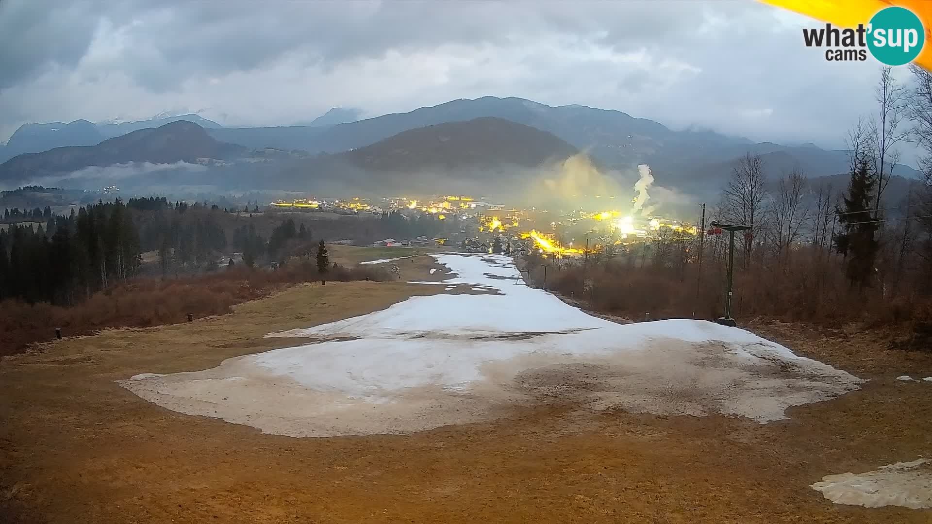 Webcam Bohinjska Bistrica – Live View from Kozji Hrbet Ski Station