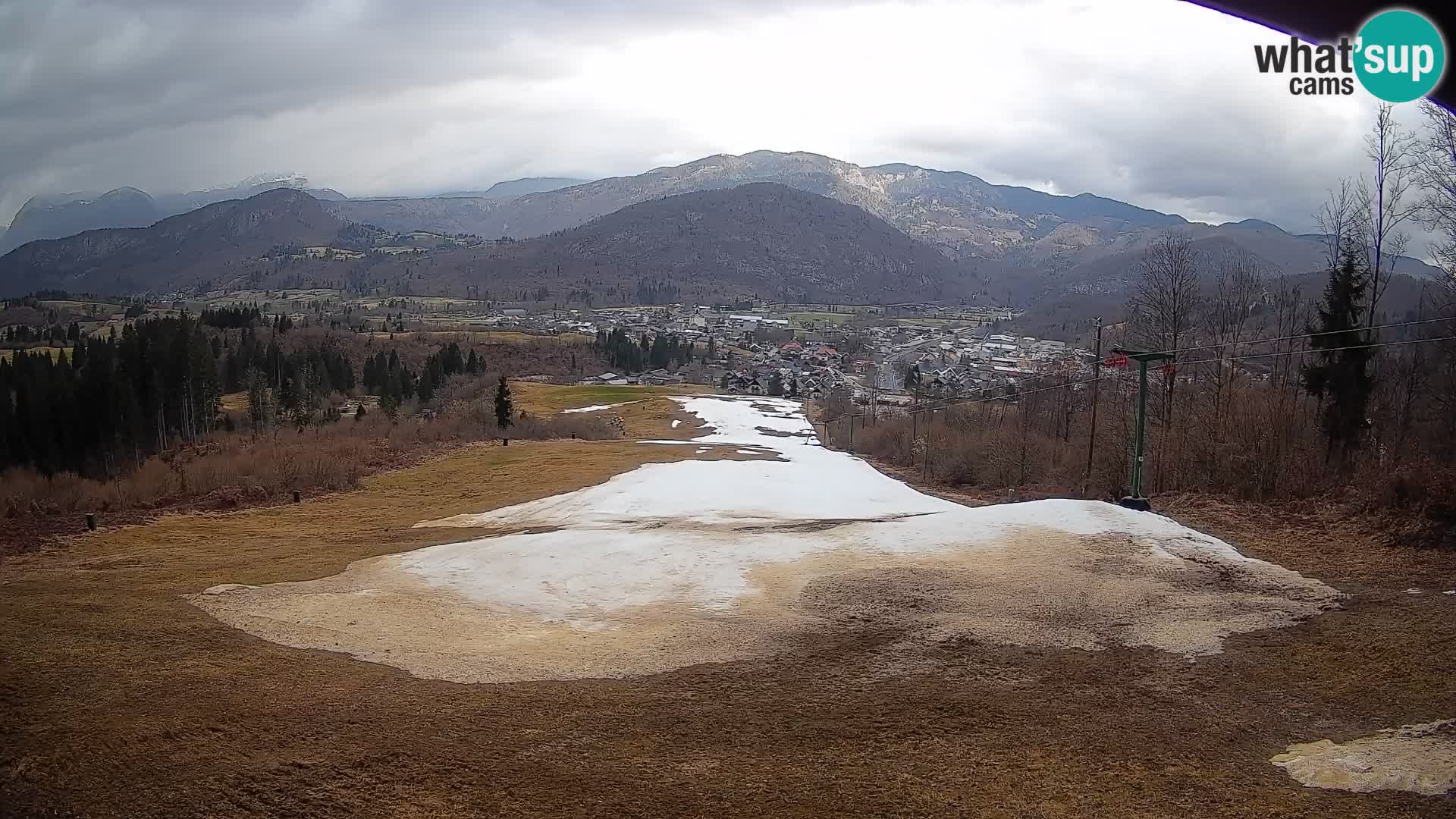 Webcam Bohinjska Bistrica – Live View from Kozji Hrbet Ski Station