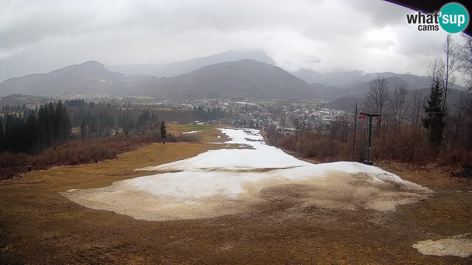 Webcam Bohinjska Bistrica – Live View from Kozji Hrbet Ski Station