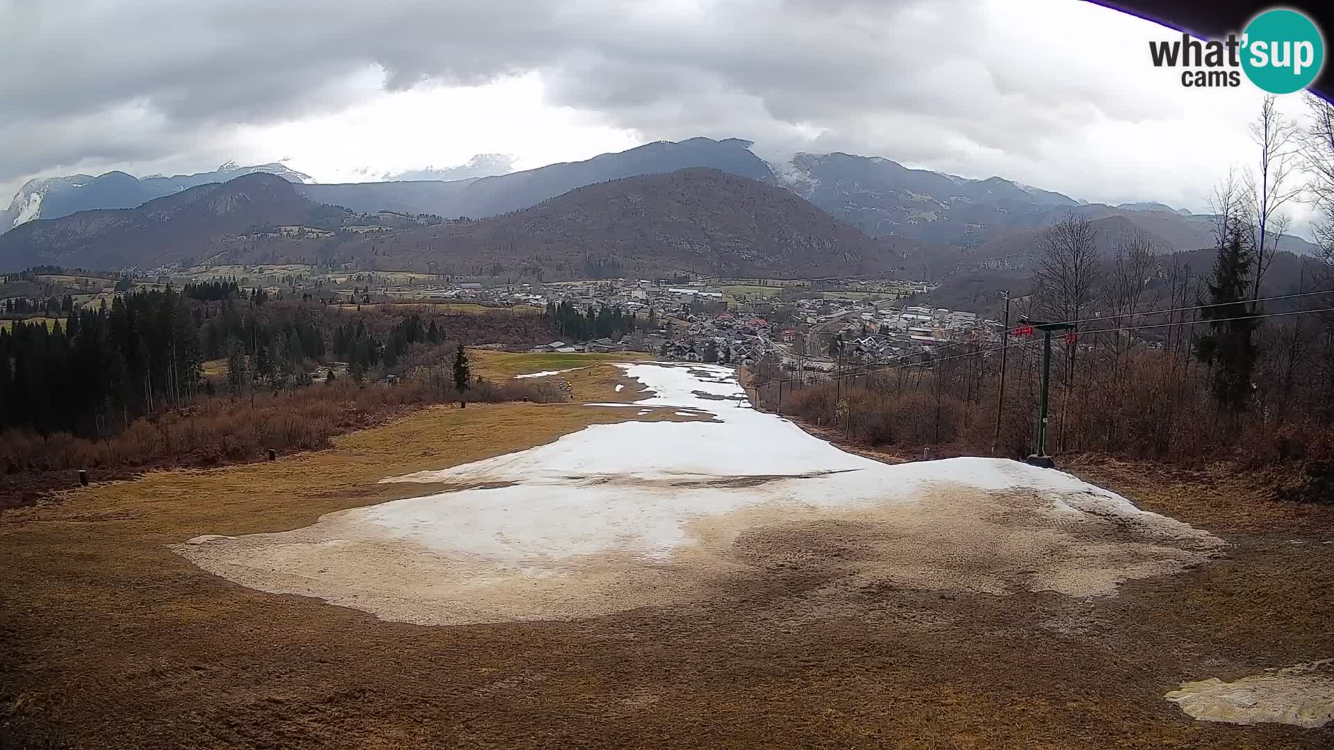 Kamera uživo Bohinjska Bistrica – Pogled u stvarnom vremenu sa skijališta Kozji Hrbet