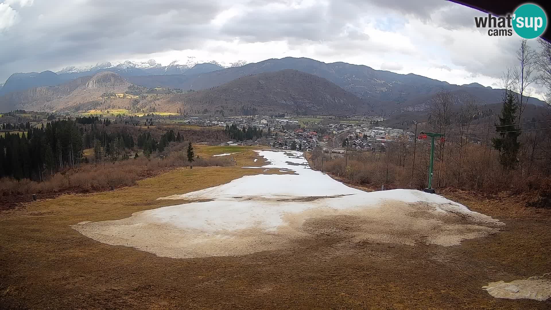 Spletna kamera Bohinjska Bistrica – Pogled v živo s smučišča Kozji Hrbet