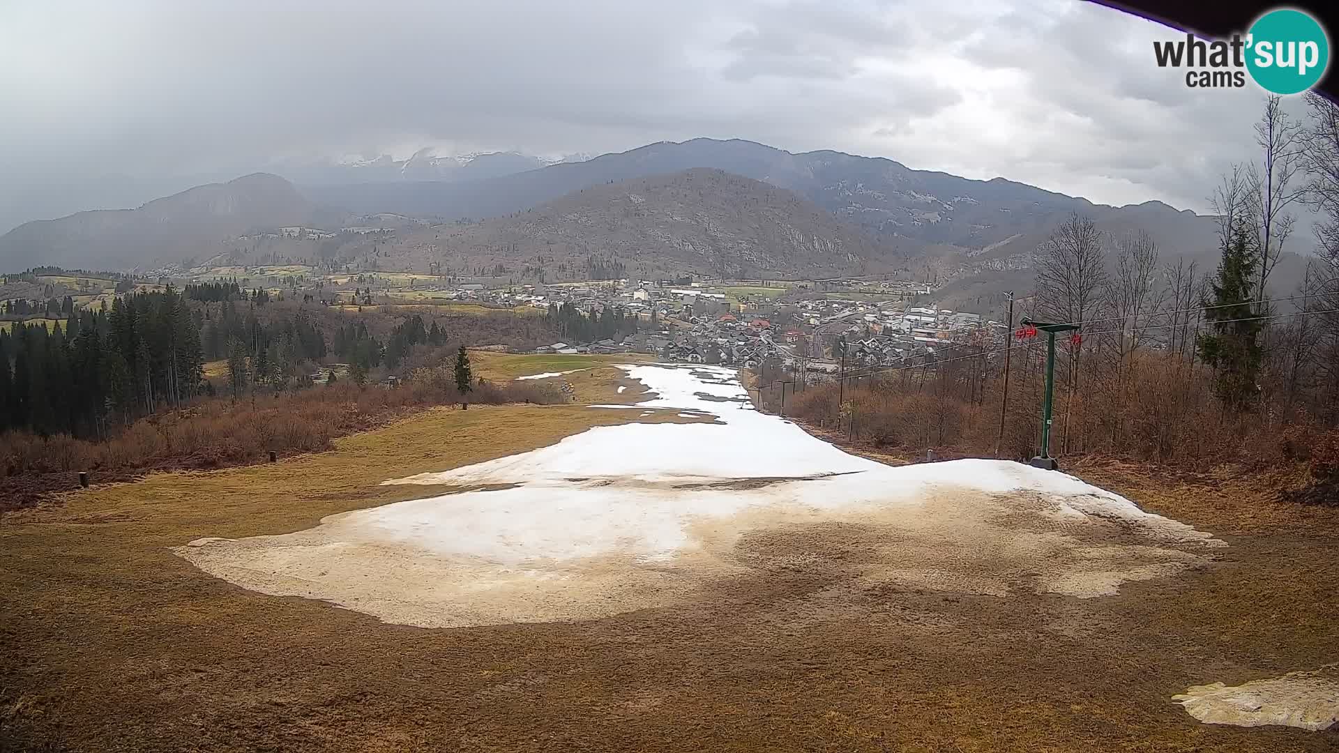 Spletna kamera Bohinjska Bistrica – Pogled v živo s smučišča Kozji Hrbet