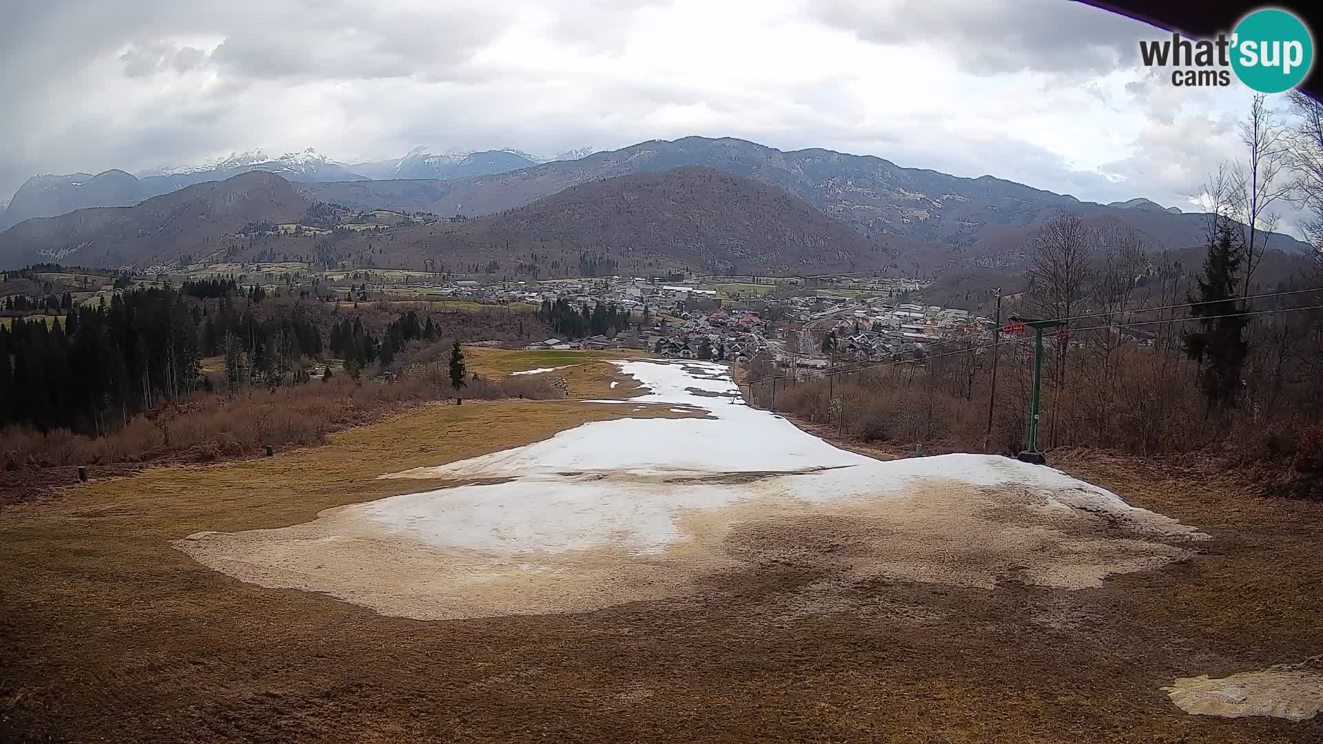 Spletna kamera Bohinjska Bistrica – Pogled v živo s smučišča Kozji Hrbet