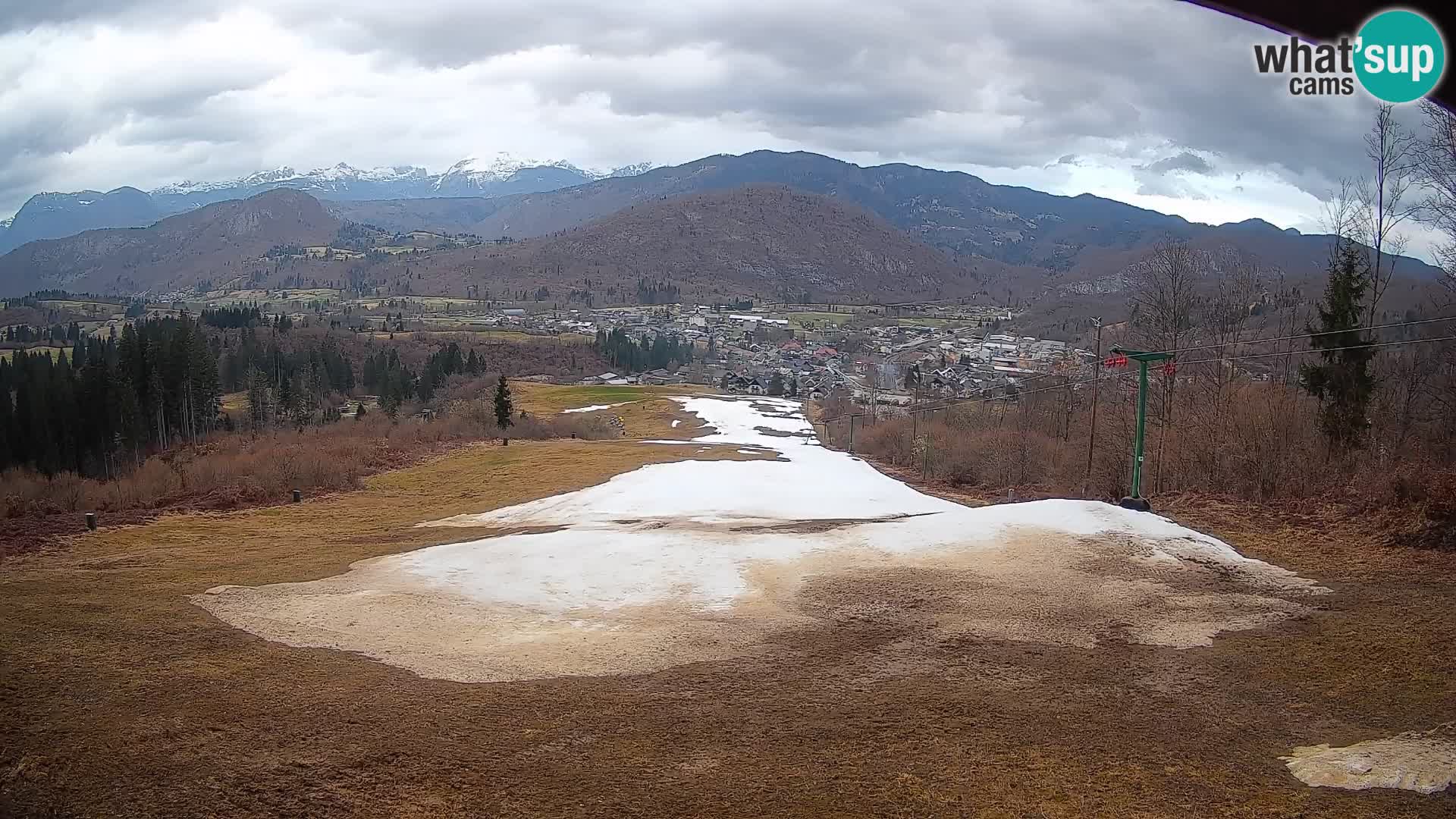 Spletna kamera Bohinjska Bistrica – Pogled v živo s smučišča Kozji Hrbet