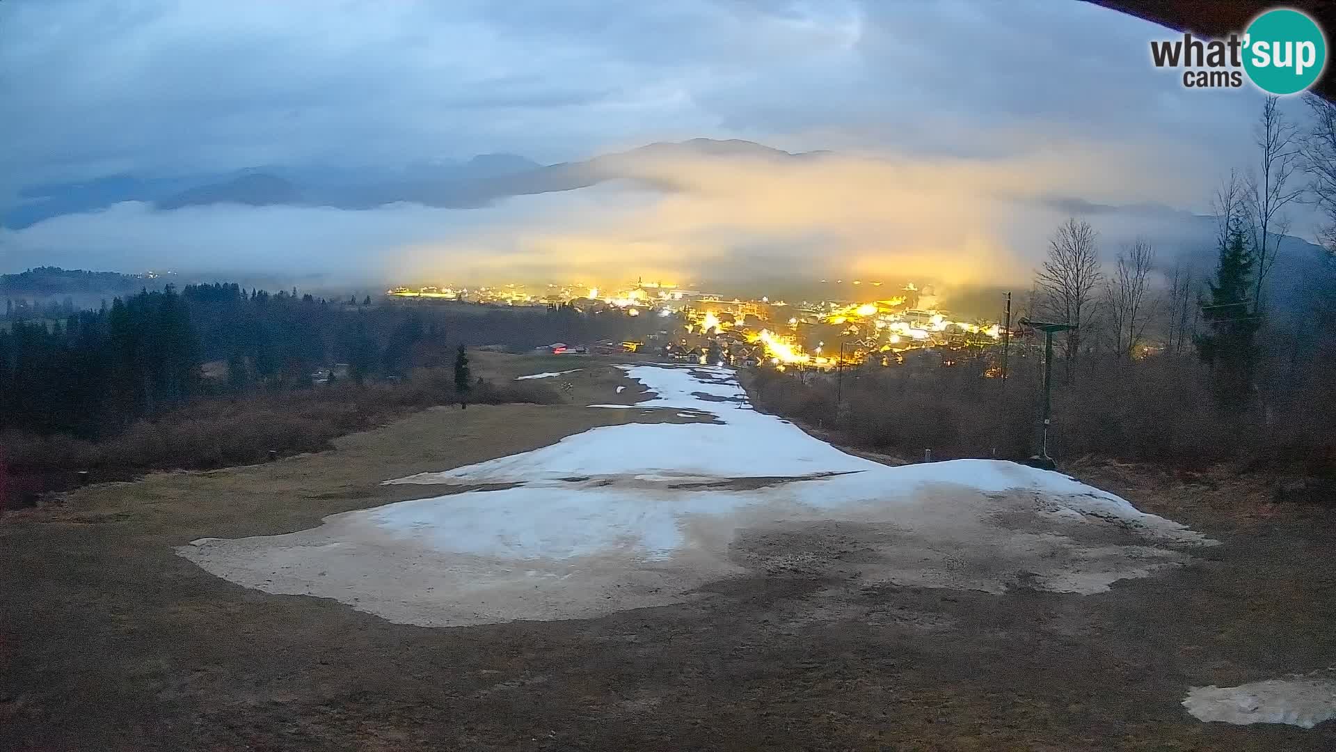 Webcam Bohinjska Bistrica – Live View from Kozji Hrbet Ski Station