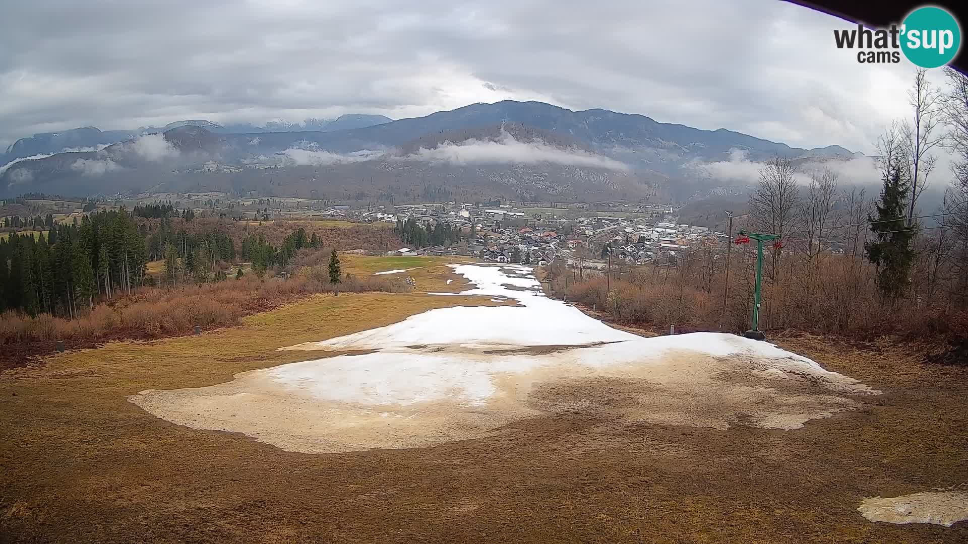 Webcam Bohinjska Bistrica – Live View from Kozji Hrbet Ski Station
