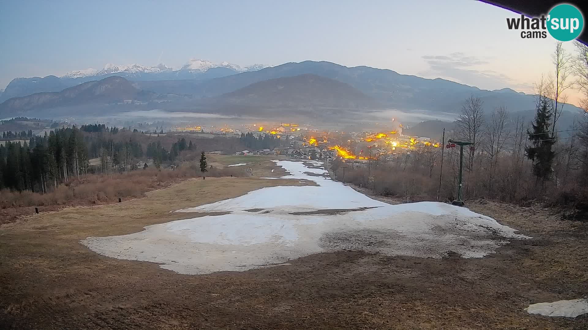 Webcam Bohinjska Bistrica – Live View from Kozji Hrbet Ski Station