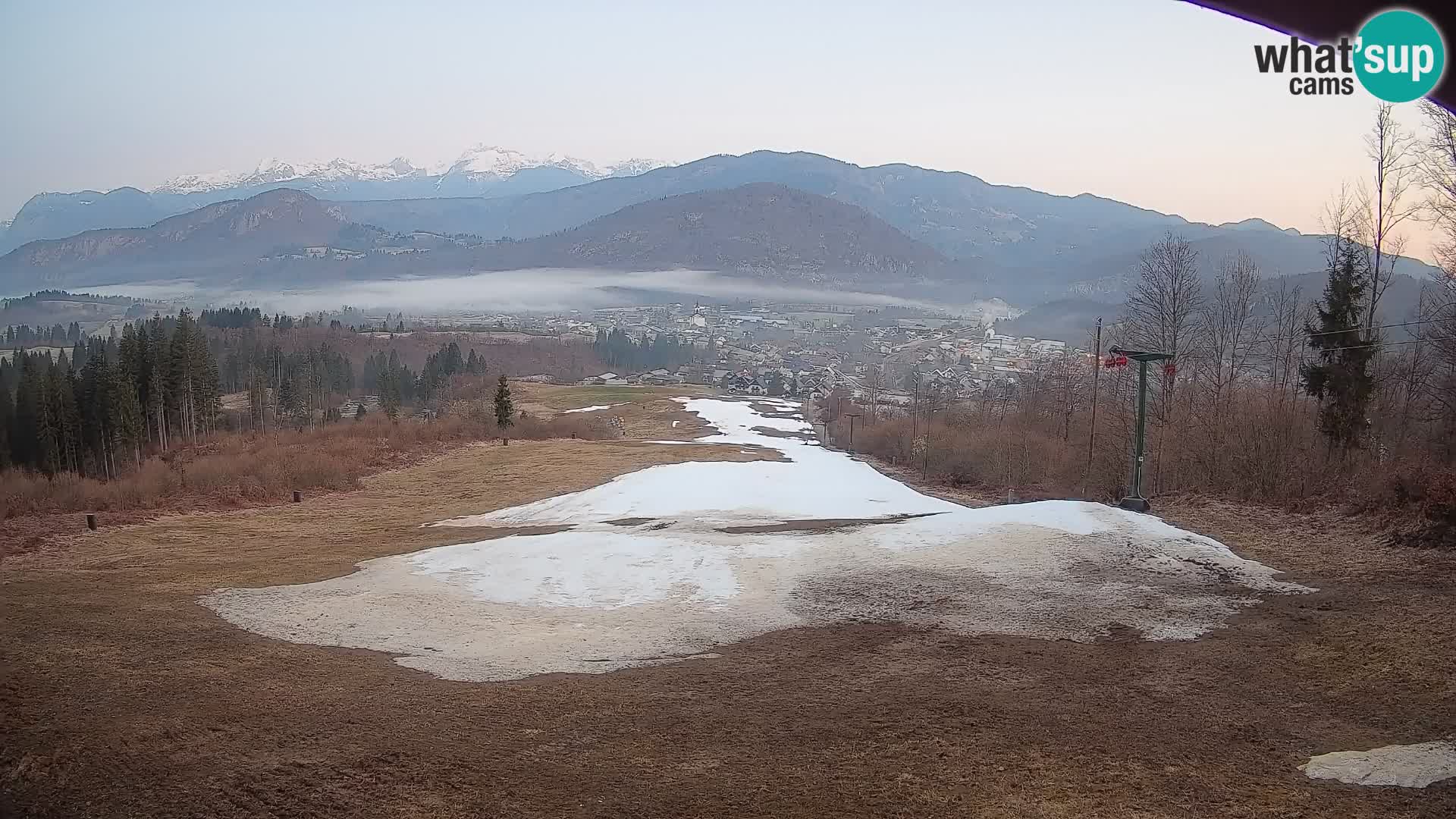 Webcam Bohinjska Bistrica – Live View from Kozji Hrbet Ski Station