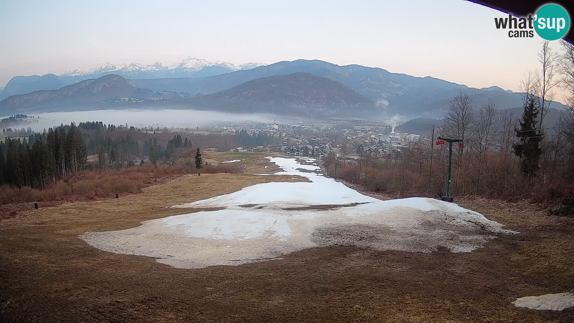 Webcam Bohinjska Bistrica – Live View from Kozji Hrbet Ski Station