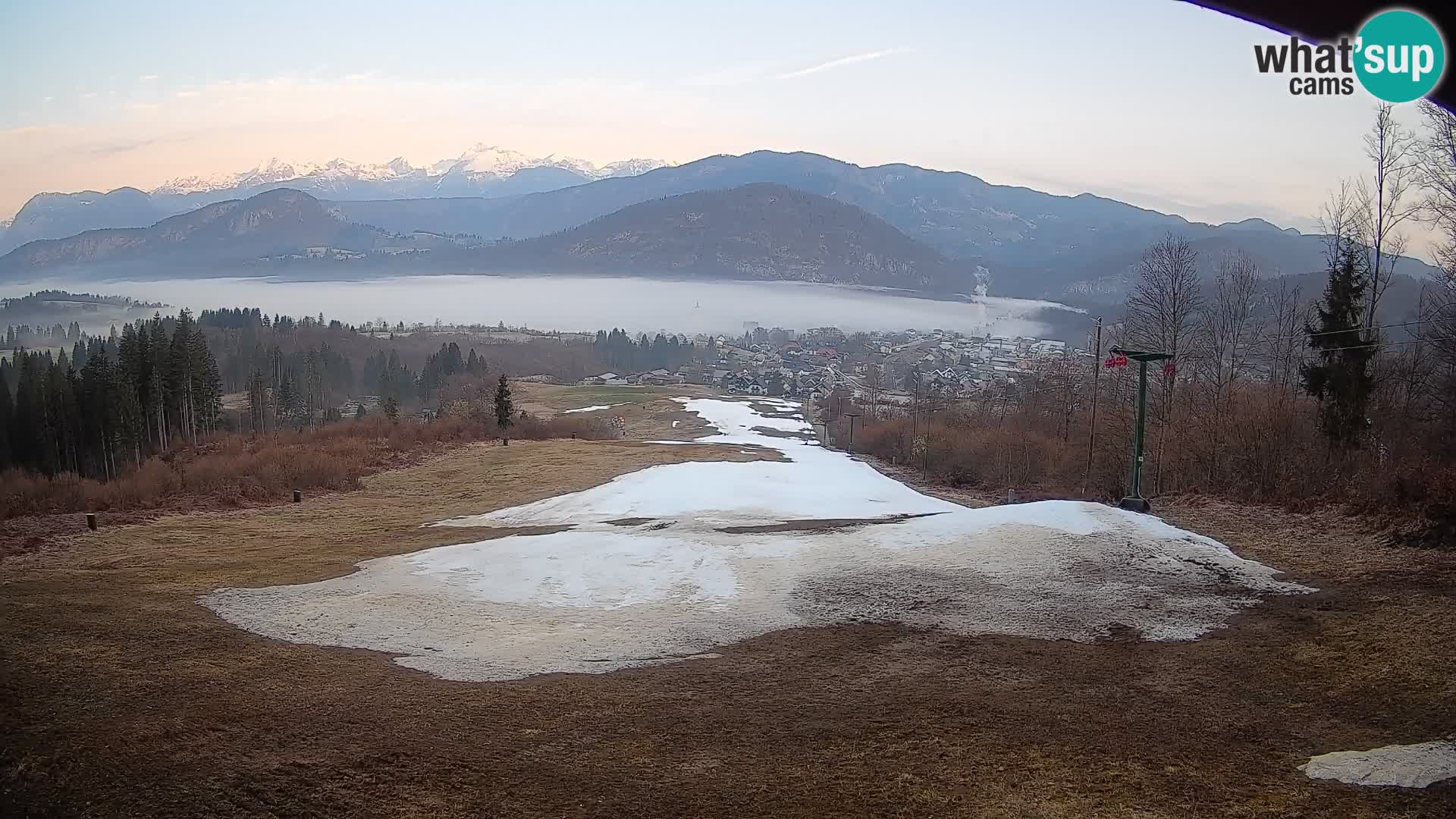 Webcam Bohinjska Bistrica – Live View from Kozji Hrbet Ski Station