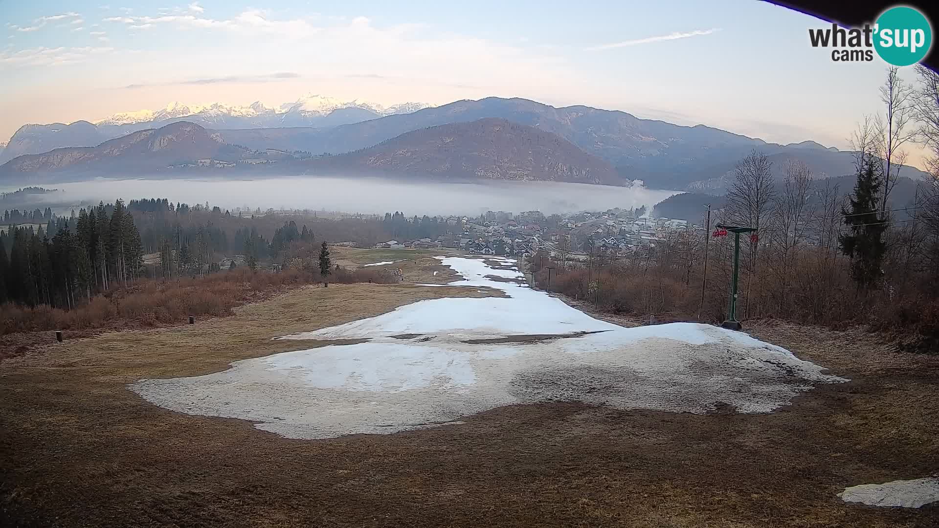 Cámara en vivo Bohinjska Bistrica – Vista en directo desde la estación de esquí Kozji Hrbet