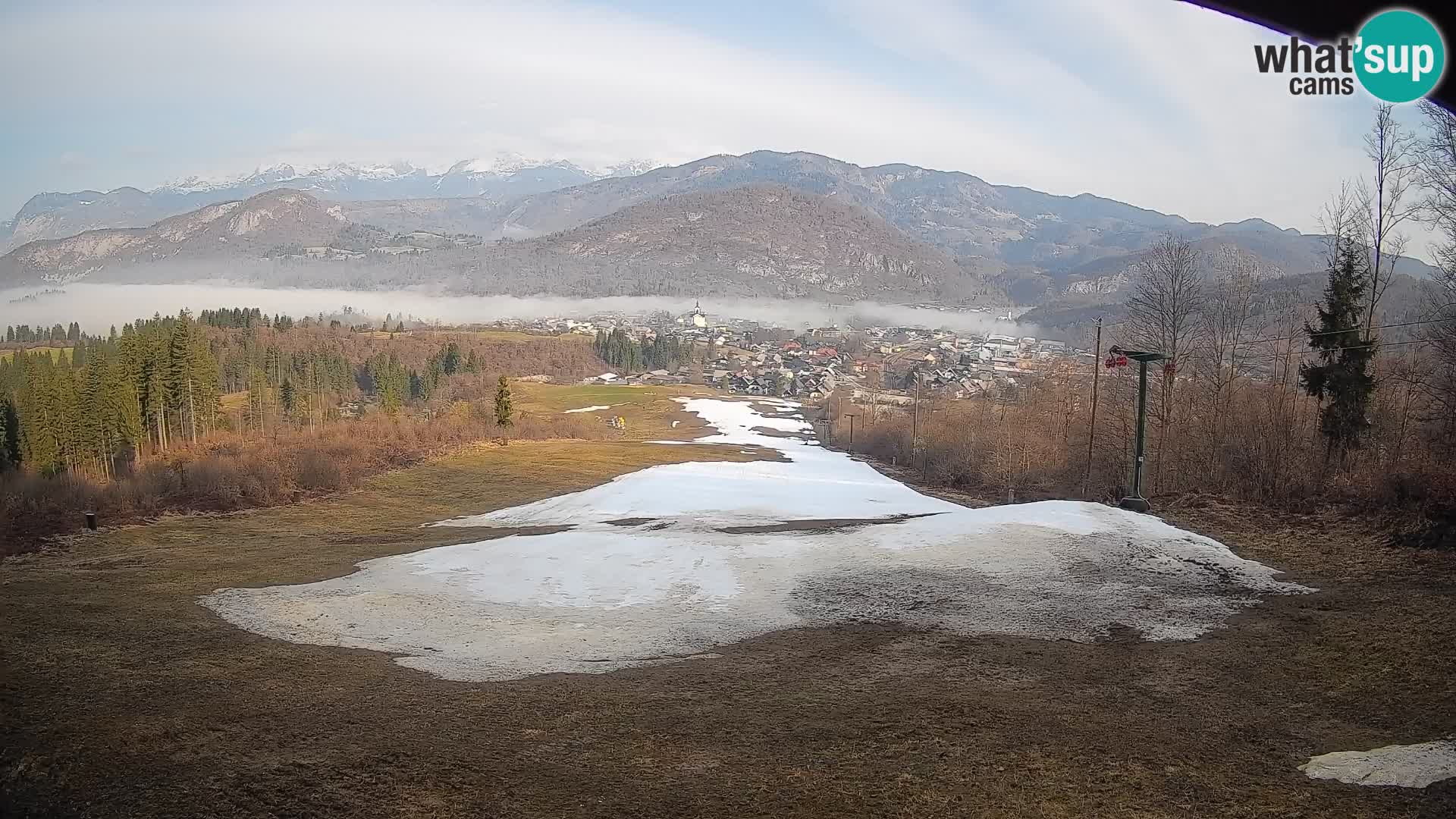Webcam Bohinjska Bistrica – Live View from Kozji Hrbet Ski Station