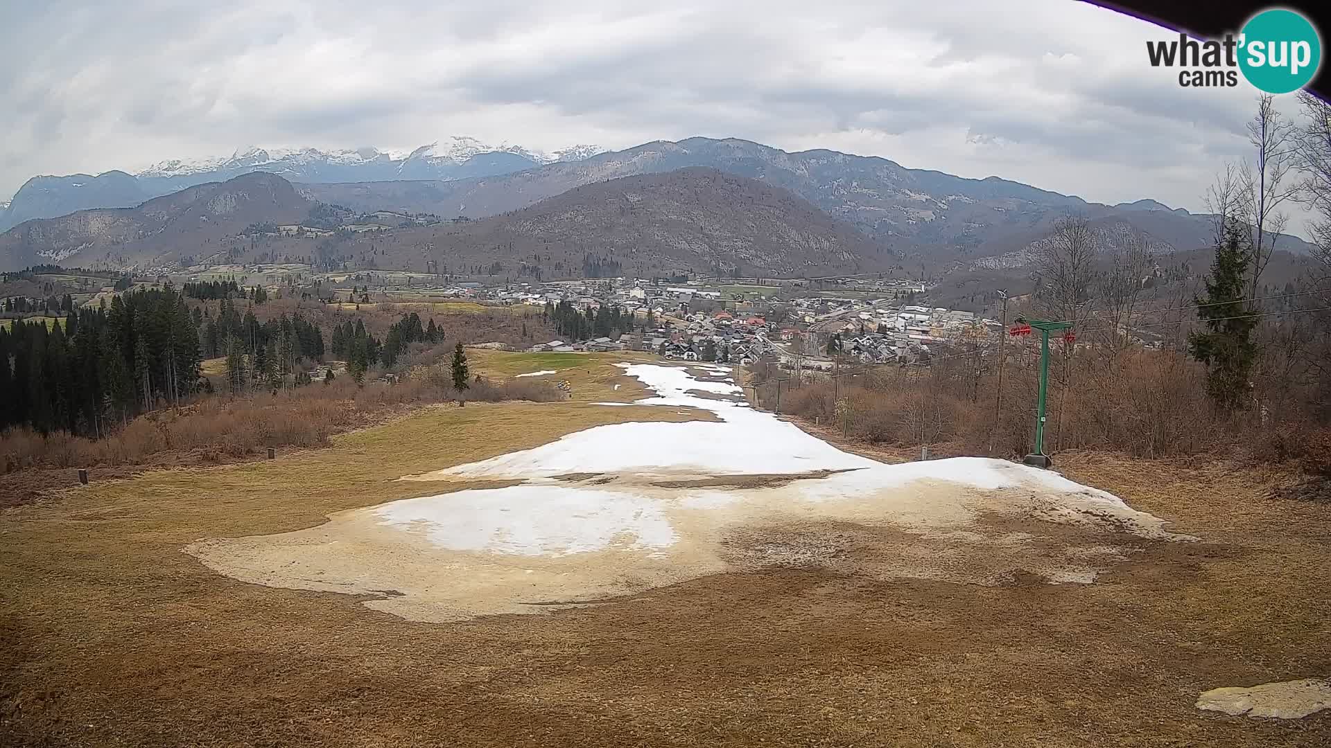 Spletna kamera Bohinjska Bistrica – Pogled v živo s smučišča Kozji Hrbet