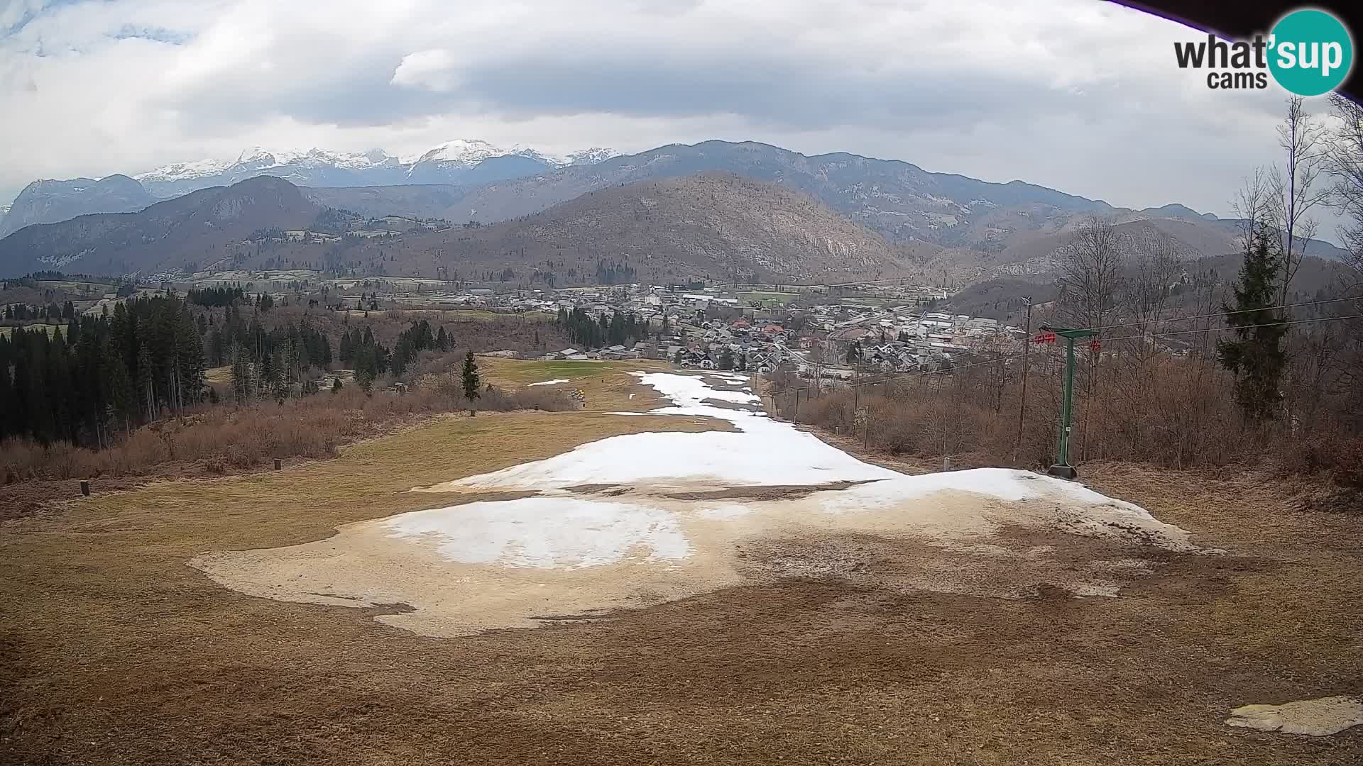 Spletna kamera Bohinjska Bistrica – Pogled v živo s smučišča Kozji Hrbet