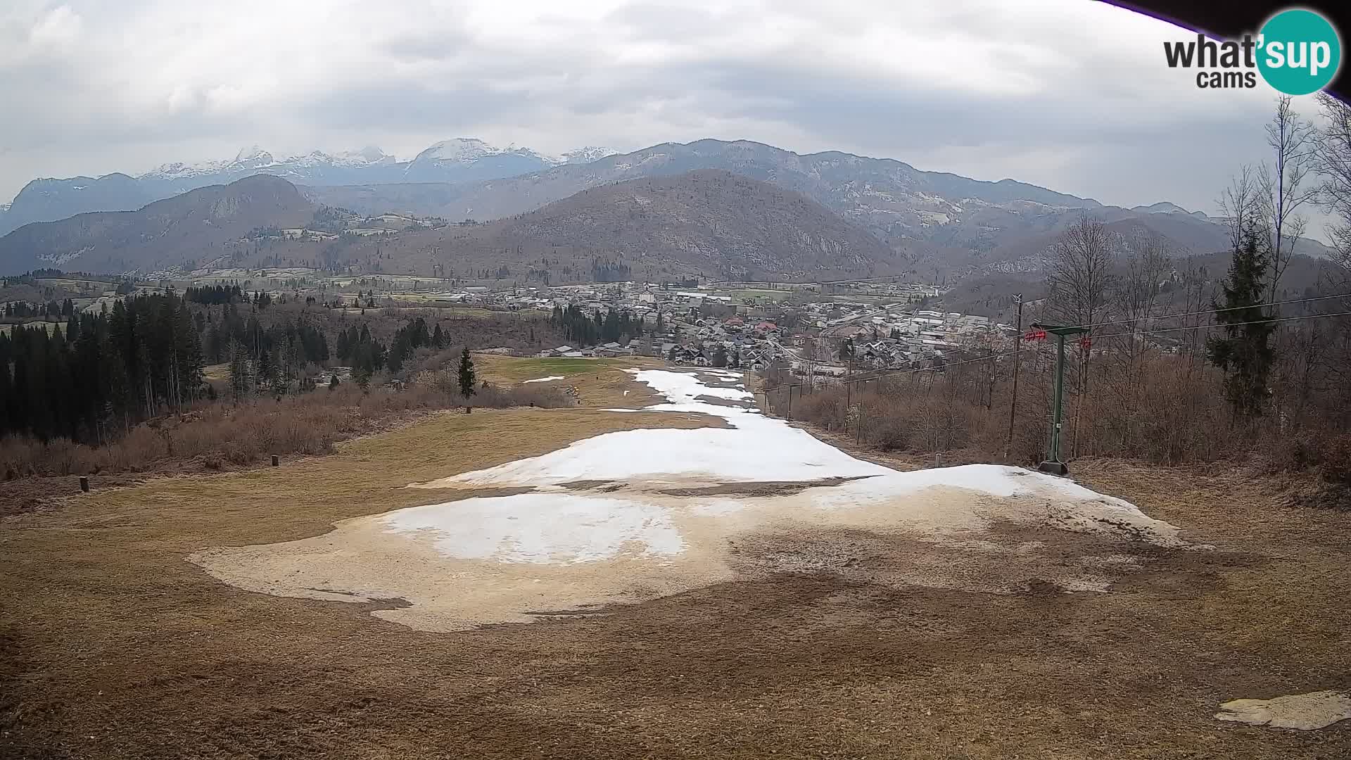 Spletna kamera Bohinjska Bistrica – Pogled v živo s smučišča Kozji Hrbet
