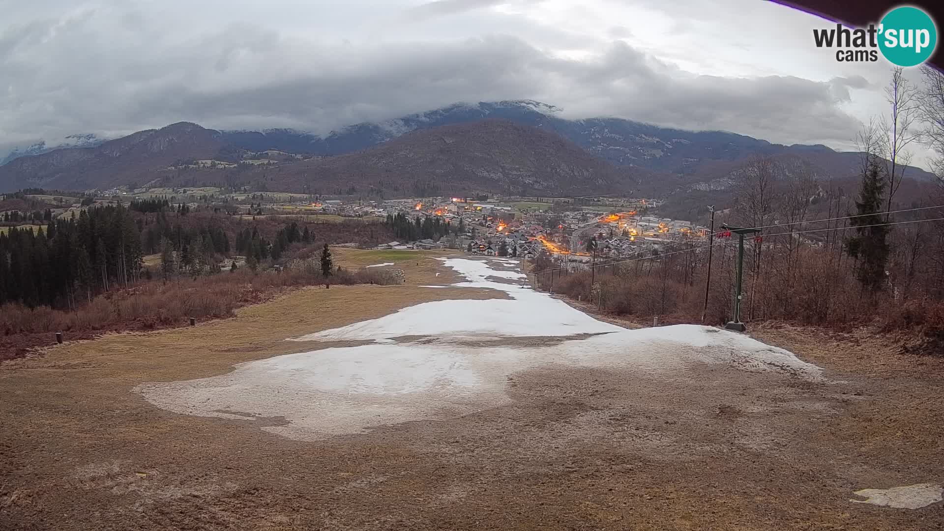 Webcam Bohinjska Bistrica – Live View from Kozji Hrbet Ski Station