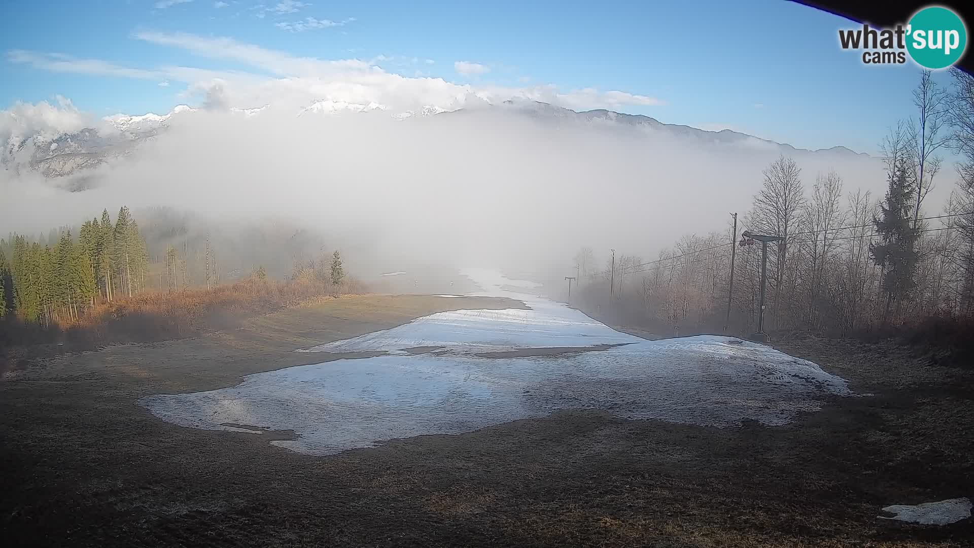Webcam Bohinjska Bistrica – Live View from Kozji Hrbet Ski Station