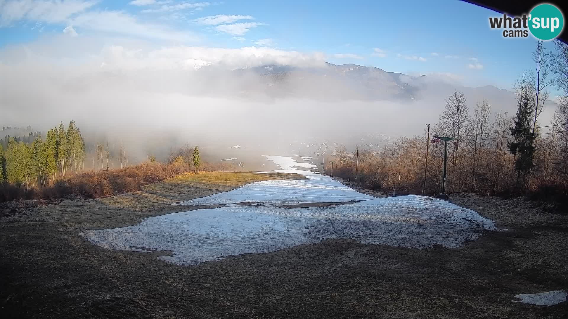 Webcam Bohinjska Bistrica – Live View from Kozji Hrbet Ski Station