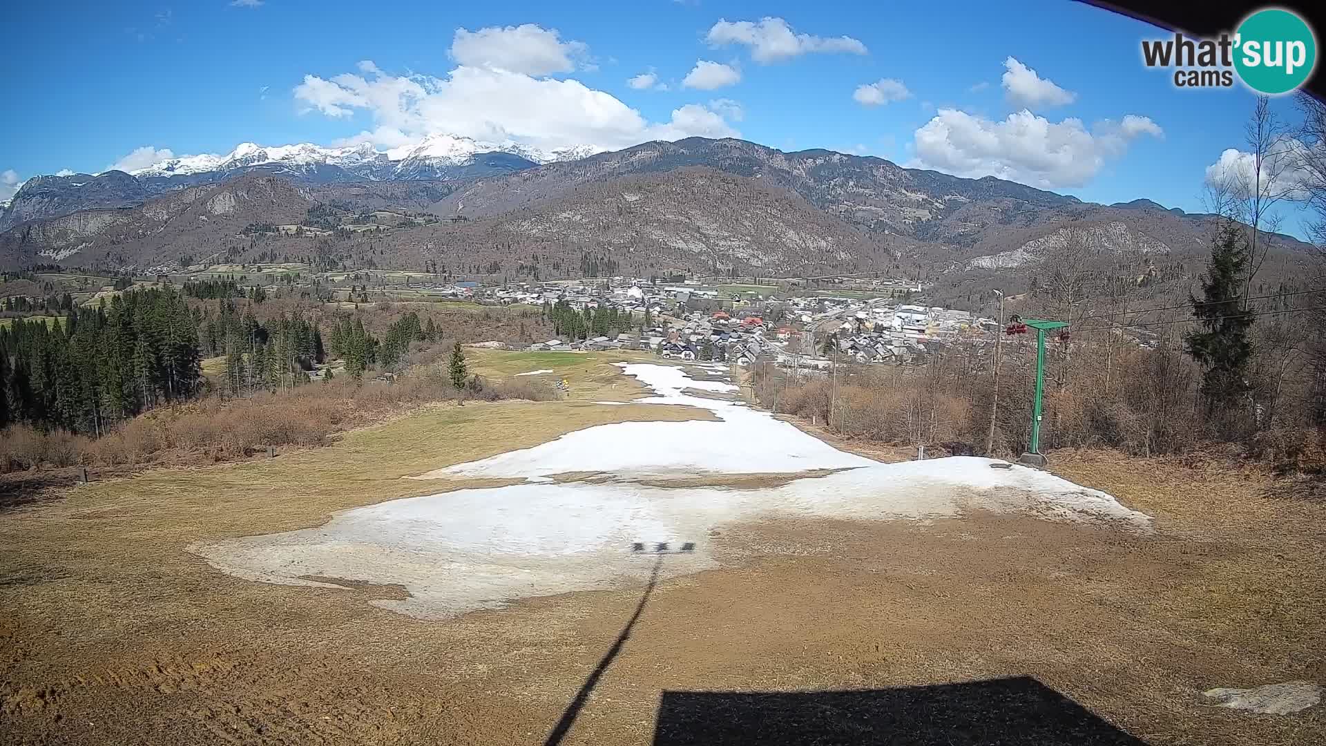 Spletna kamera Bohinjska Bistrica – Pogled v živo s smučišča Kozji Hrbet