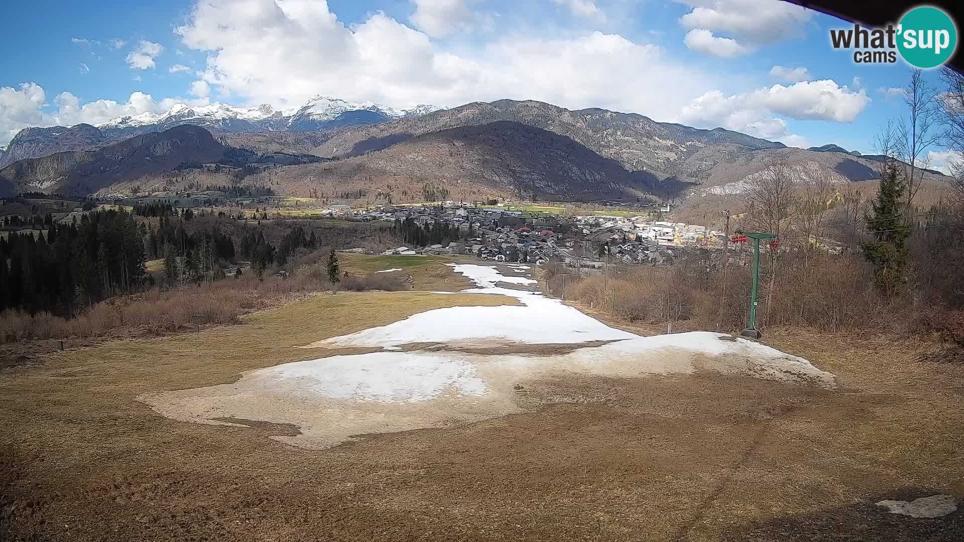 Spletna kamera Bohinjska Bistrica – Pogled v živo s smučišča Kozji Hrbet