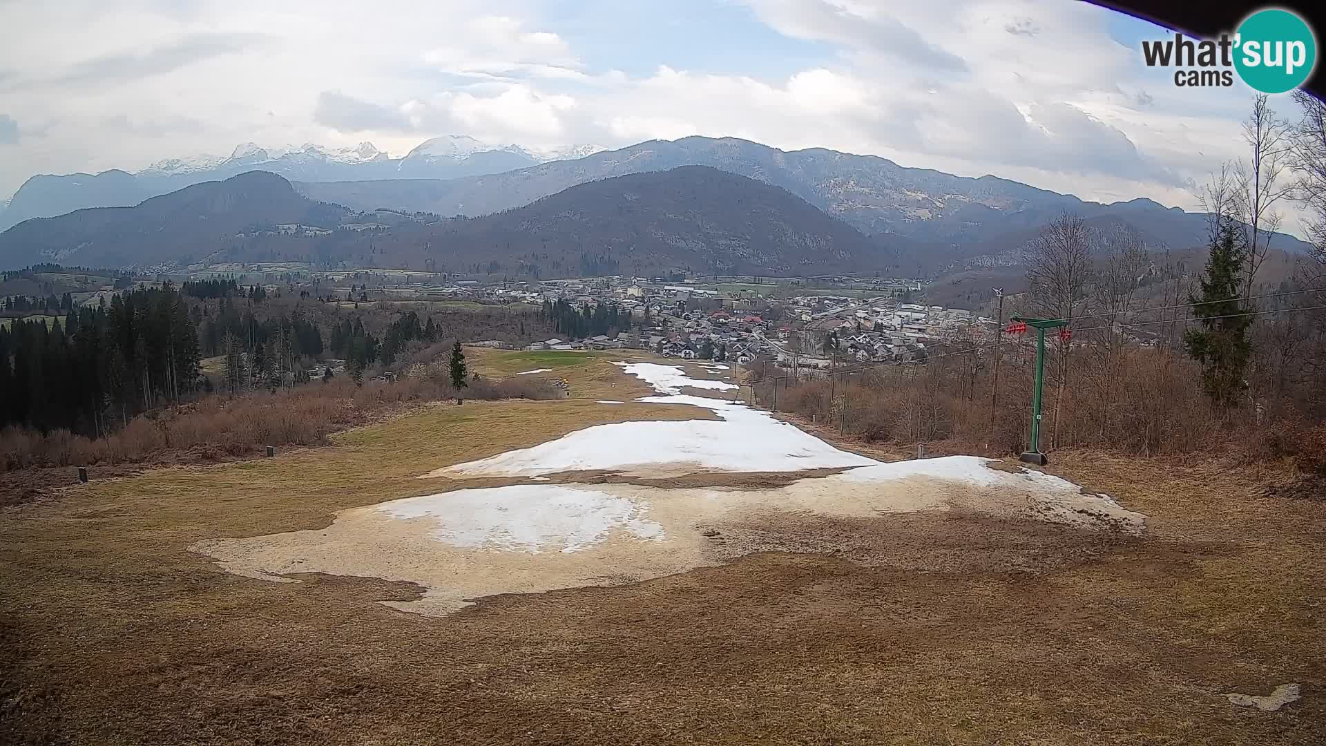 Spletna kamera Bohinjska Bistrica – Pogled v živo s smučišča Kozji Hrbet