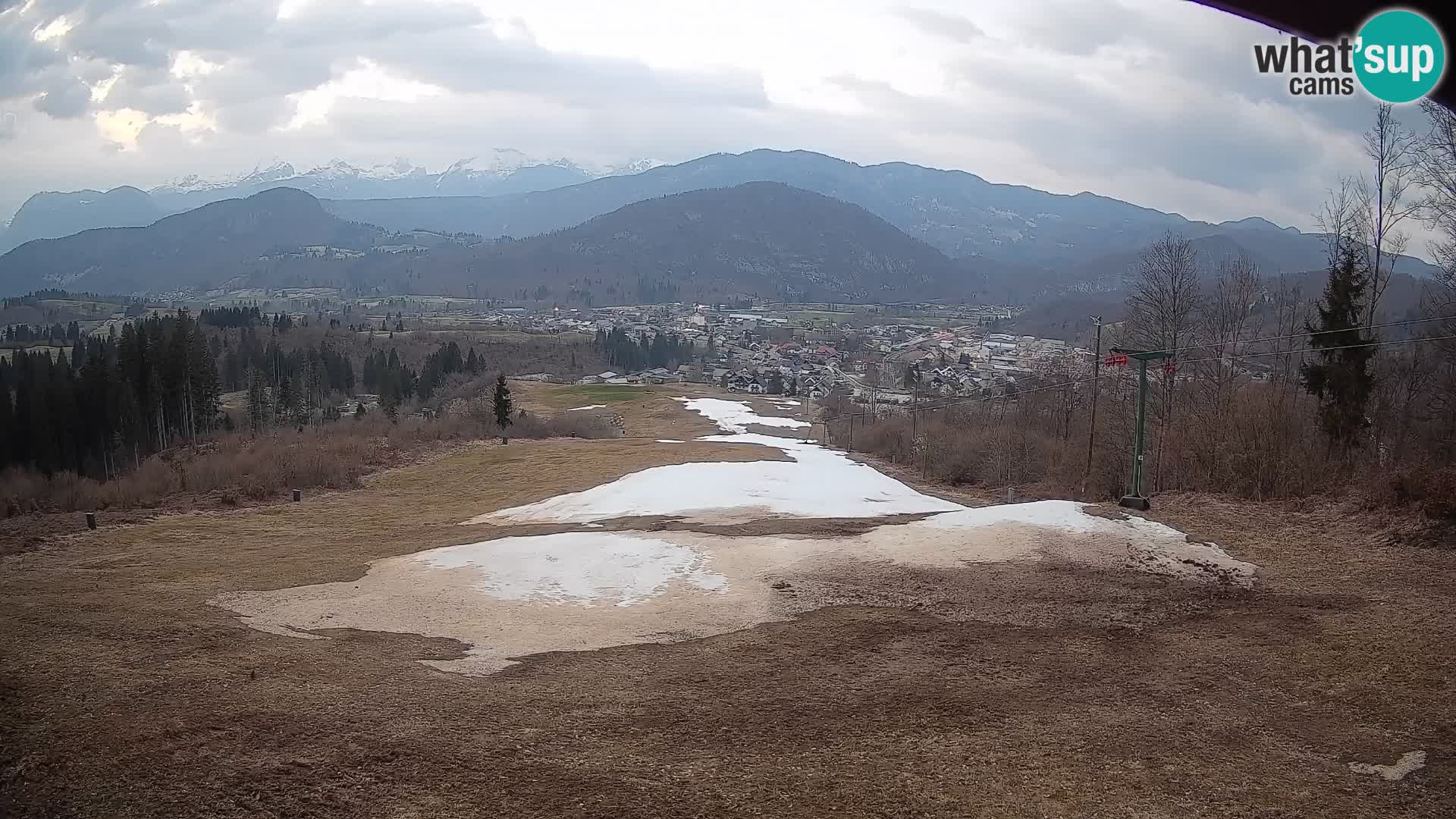 Webcam Bohinjska Bistrica – Vue en direct depuis la station de ski Kozji Hrbet