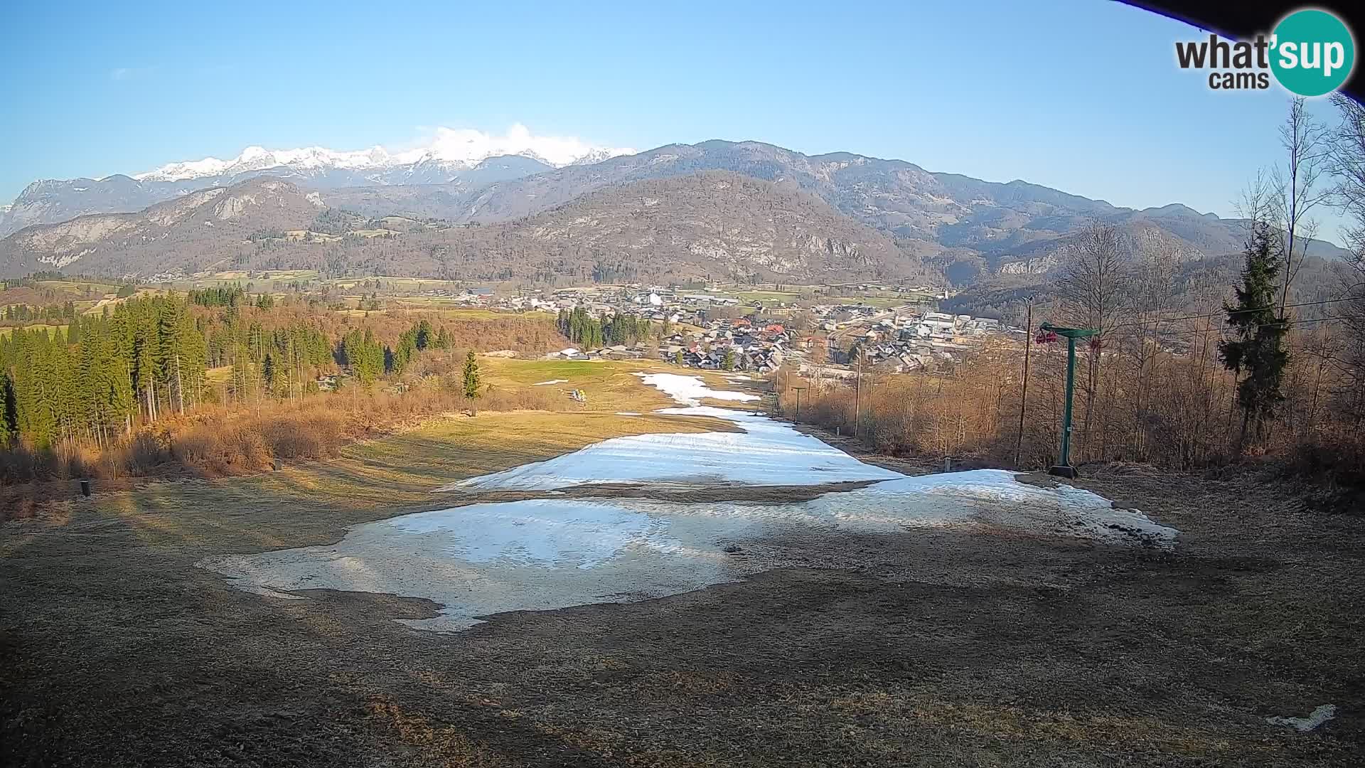 Webcam Bohinjska Bistrica – Live View from Kozji Hrbet Ski Station