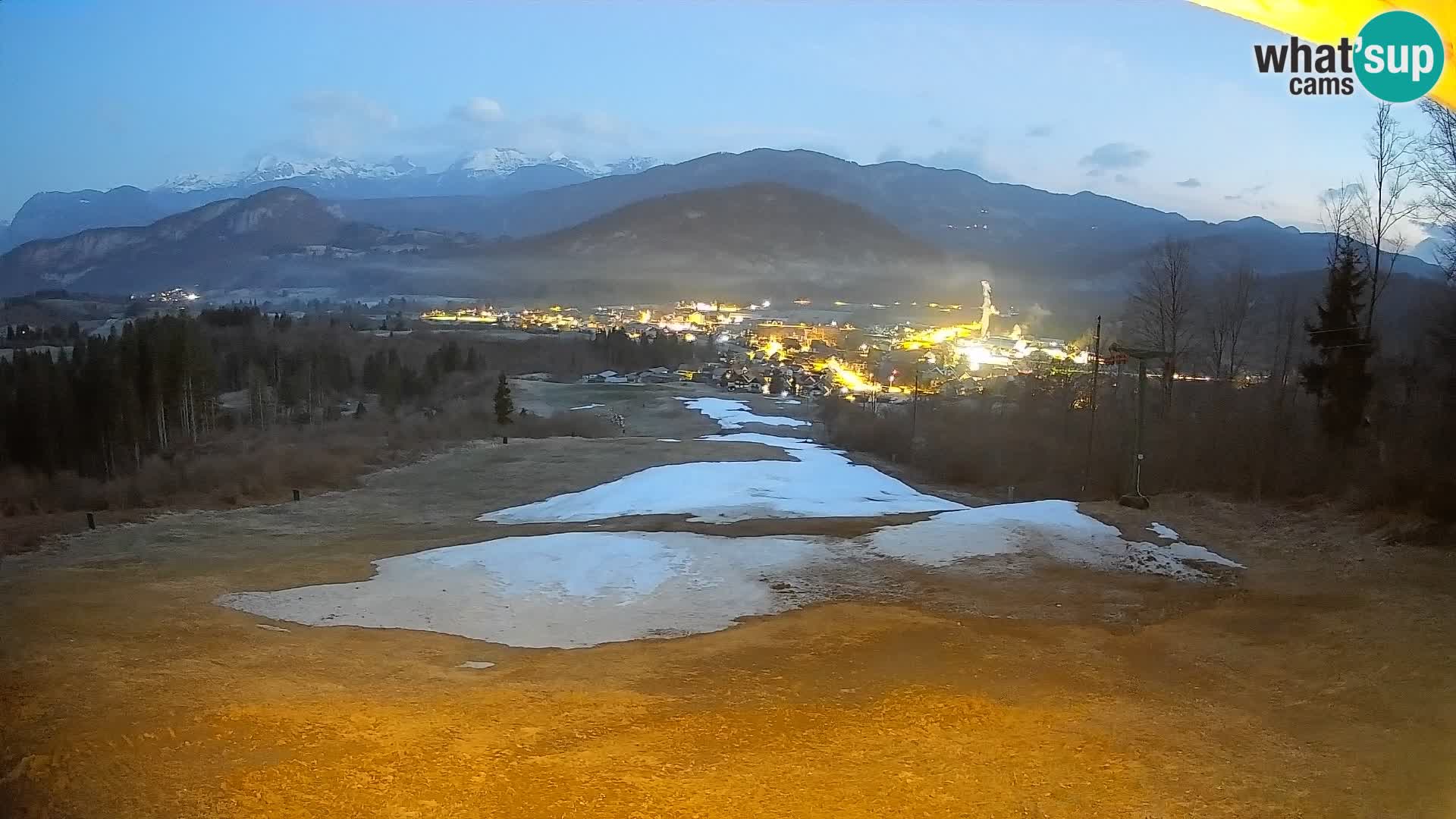 Webcam Bohinjska Bistrica – Vue en direct depuis la station de ski Kozji Hrbet
