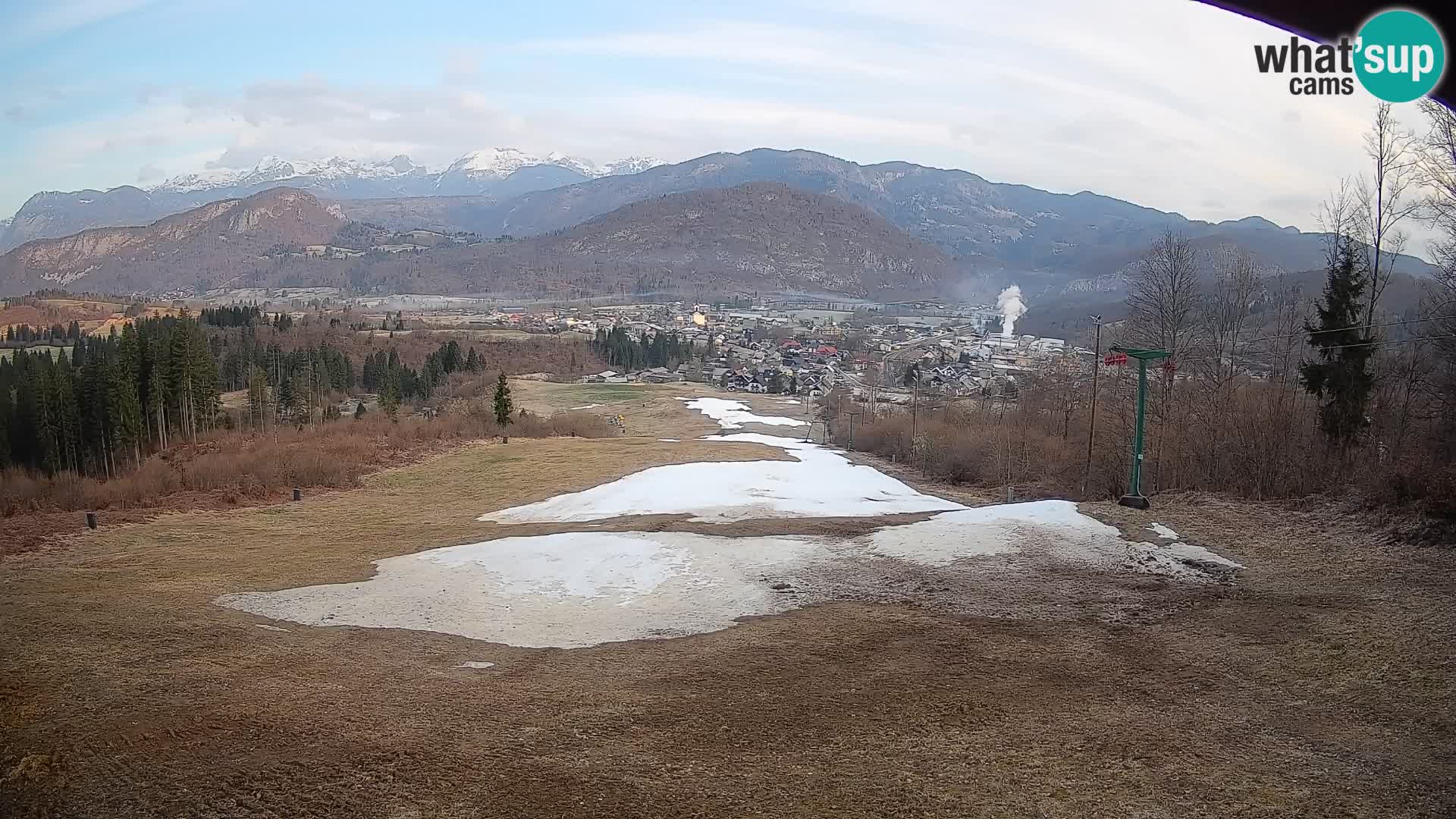 Webcam Bohinjska Bistrica – Live View from Kozji Hrbet Ski Station