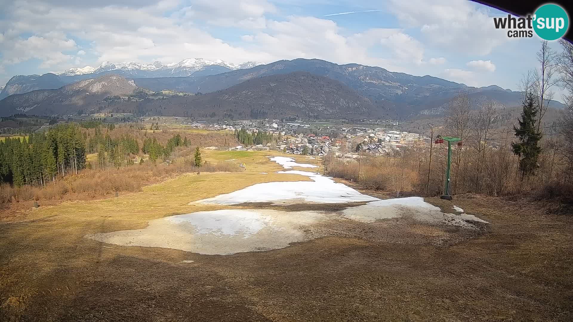 Spletna kamera Bohinjska Bistrica – Pogled v živo s smučišča Kozji Hrbet