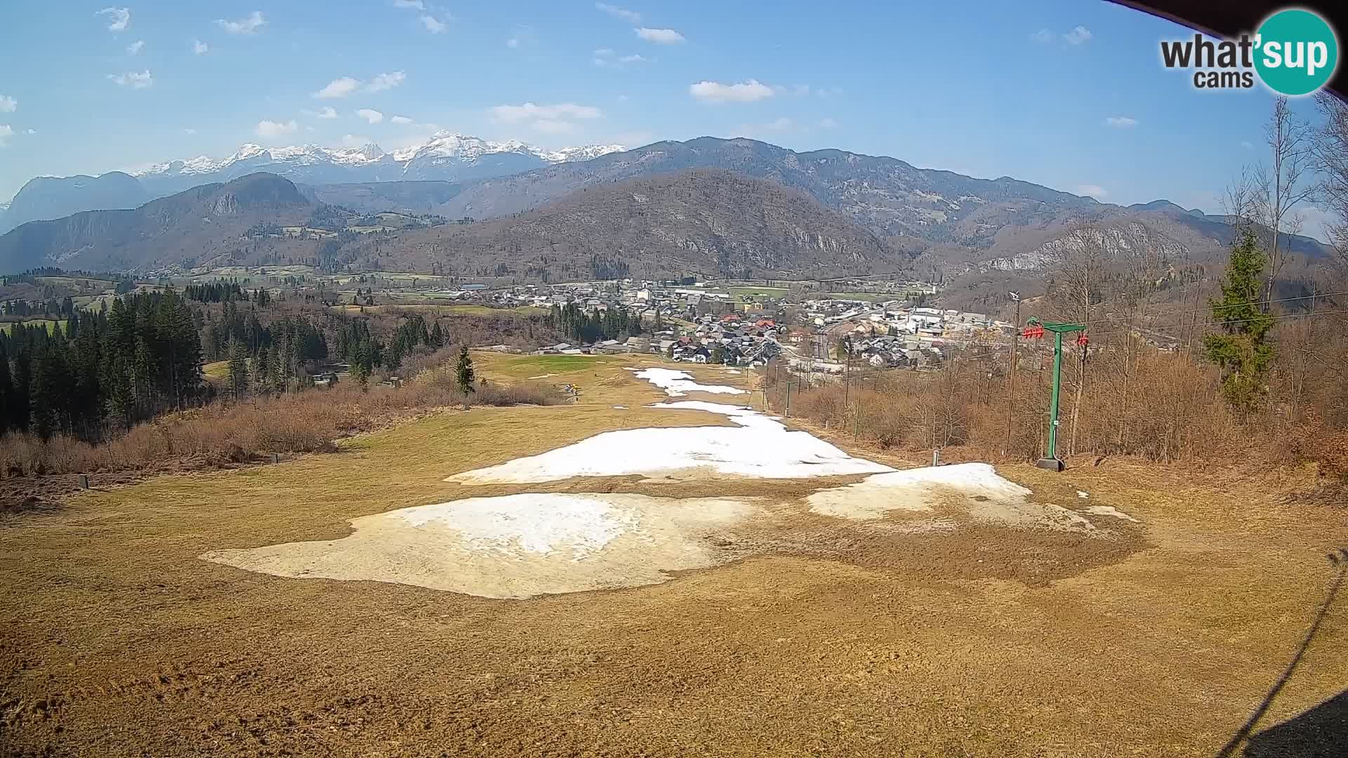 Spletna kamera Bohinjska Bistrica – Pogled v živo s smučišča Kozji Hrbet