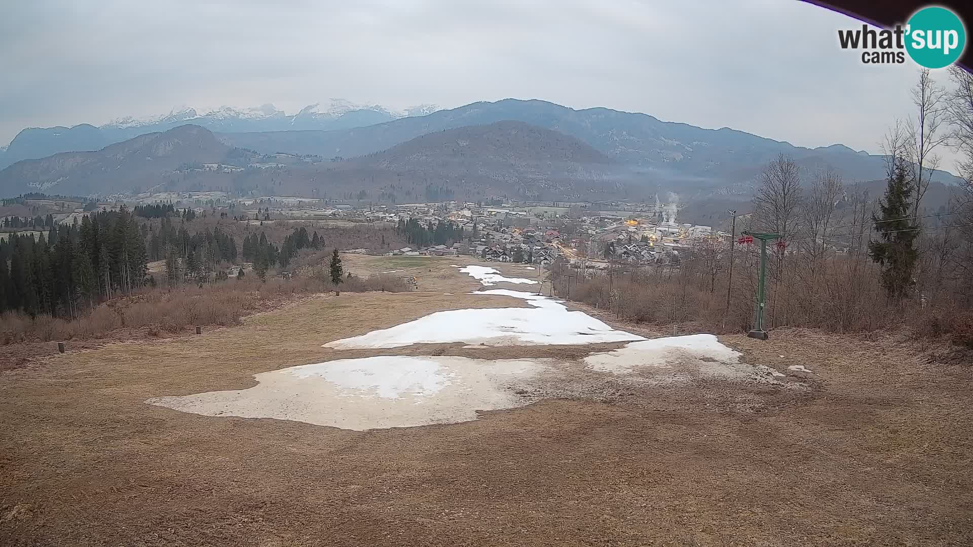 Webcam Bohinjska Bistrica – Vue en direct depuis la station de ski Kozji Hrbet