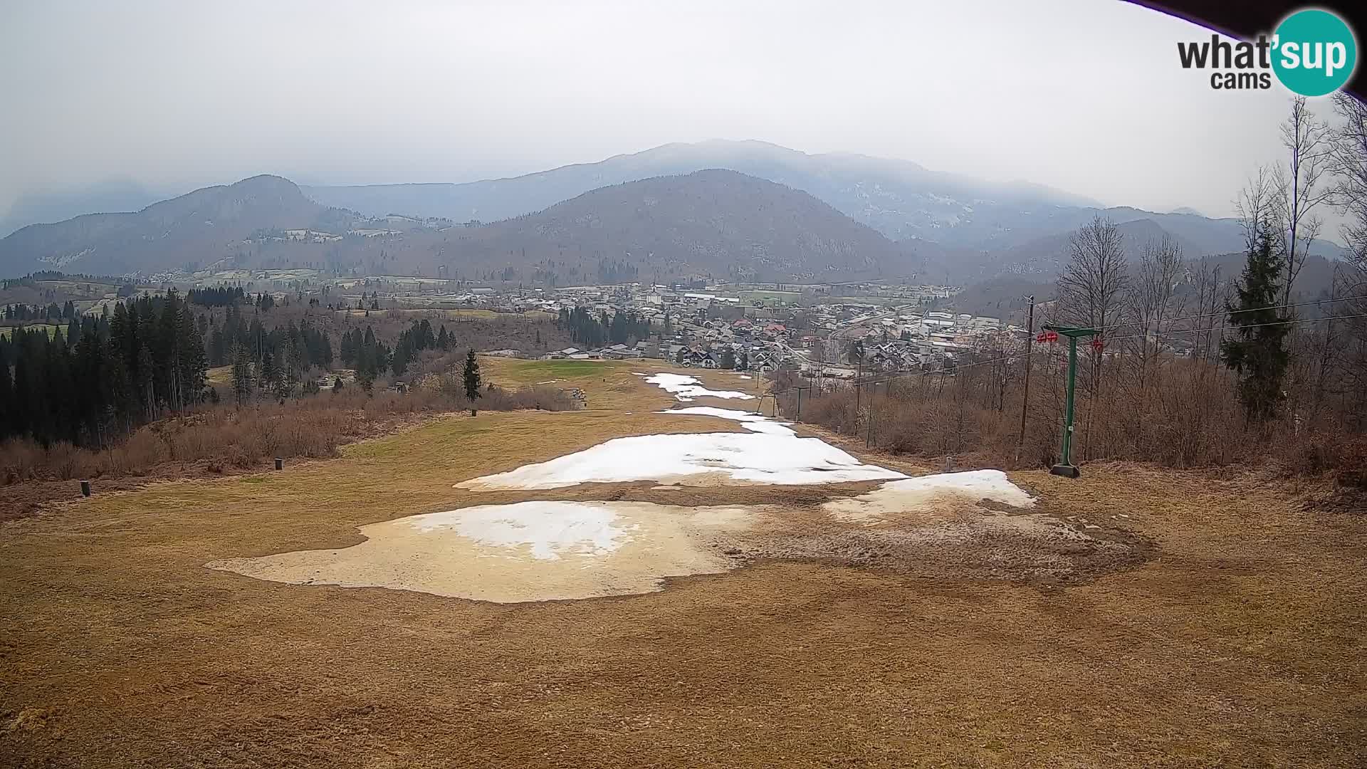 Spletna kamera Bohinjska Bistrica – Pogled v živo s smučišča Kozji Hrbet