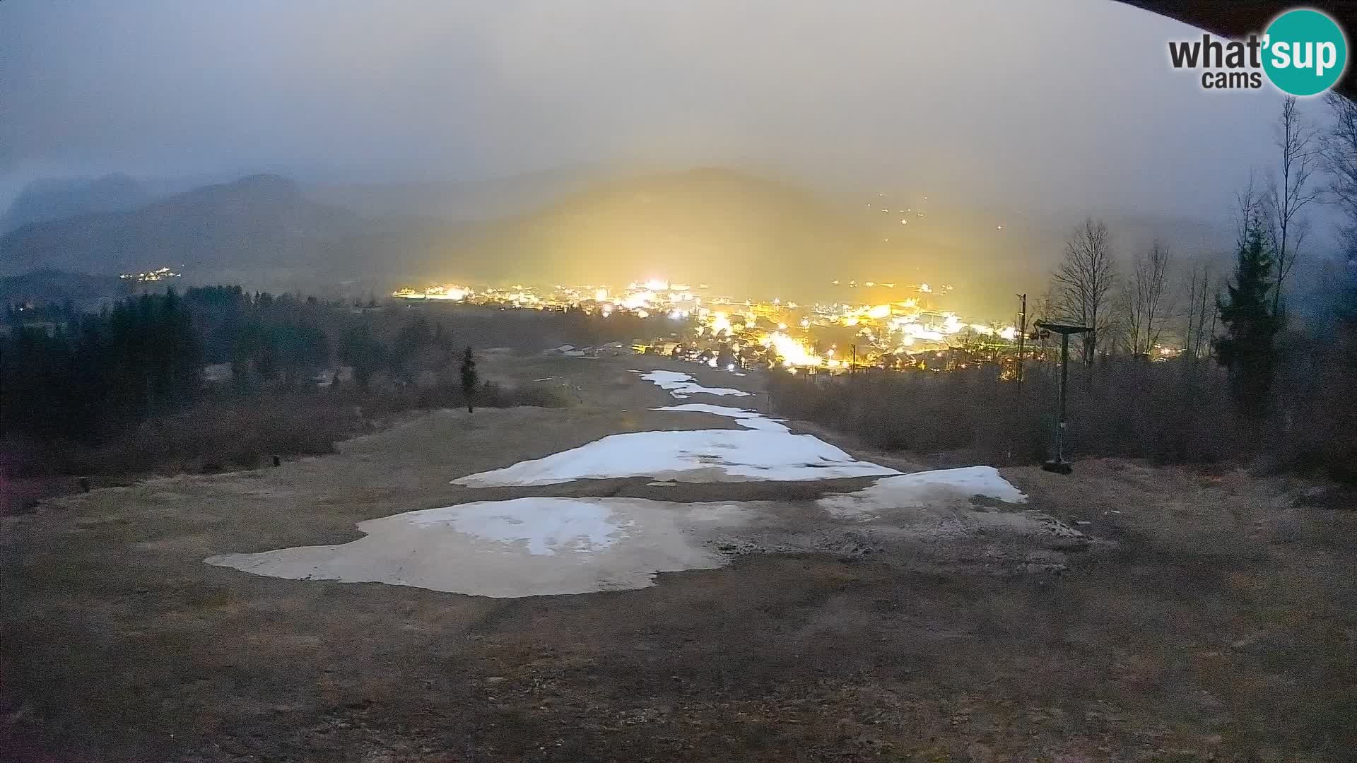 Webcam Bohinjska Bistrica – Live View from Kozji Hrbet Ski Station