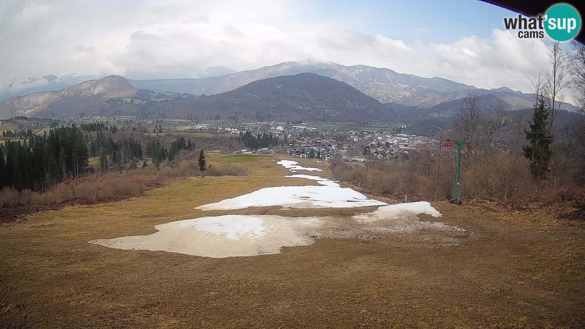 Kamera uživo Bohinjska Bistrica – Pogled u stvarnom vremenu sa skijališta Kozji Hrbet