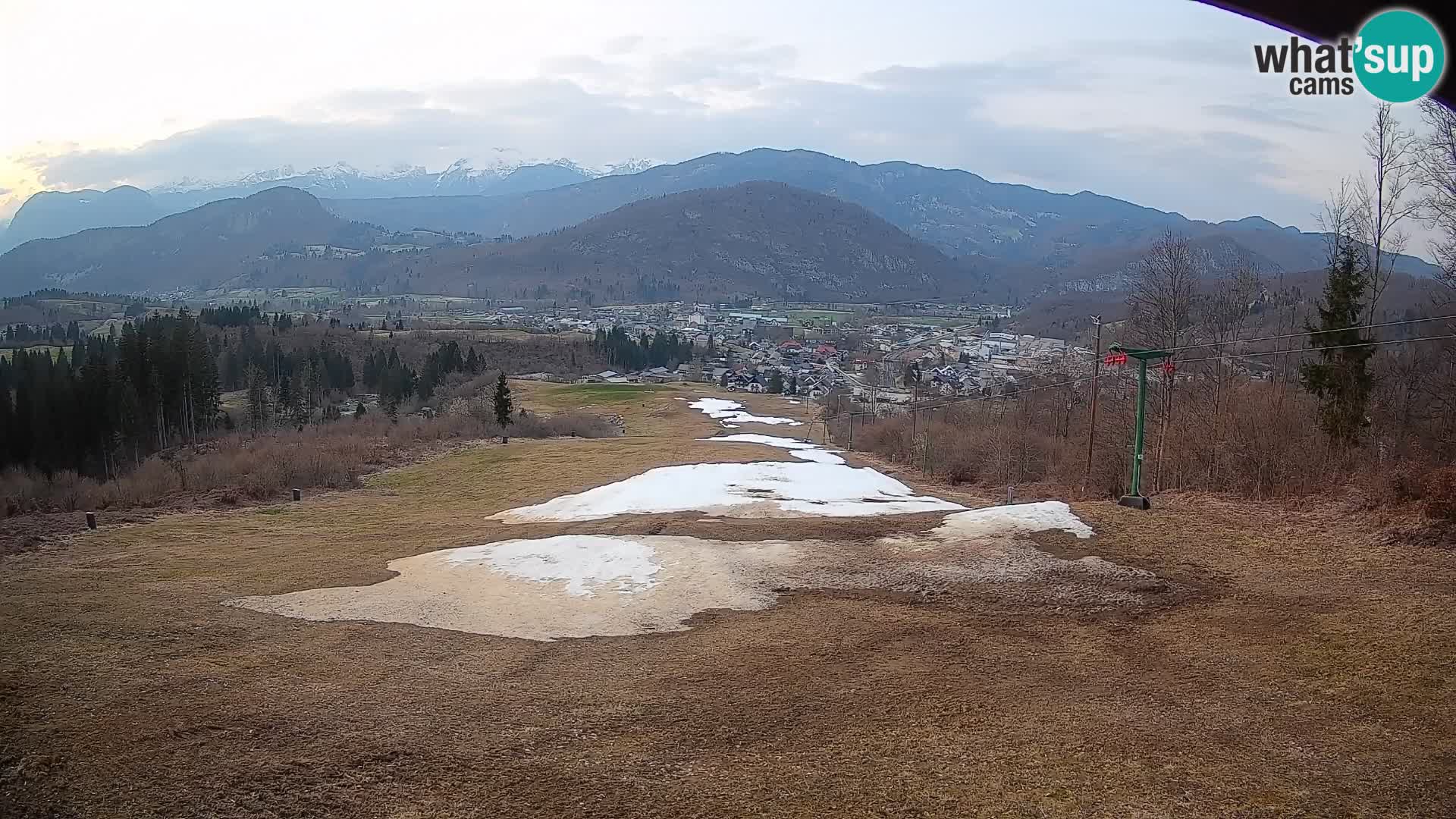 Webcam Bohinjska Bistrica – Live View from Kozji Hrbet Ski Station