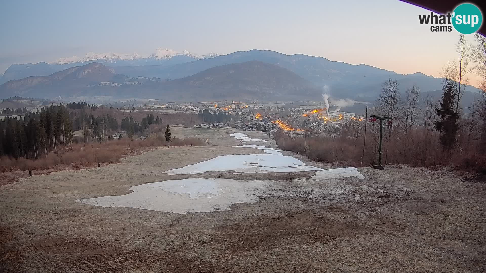 Webcam Bohinjska Bistrica – Vue en direct depuis la station de ski Kozji Hrbet