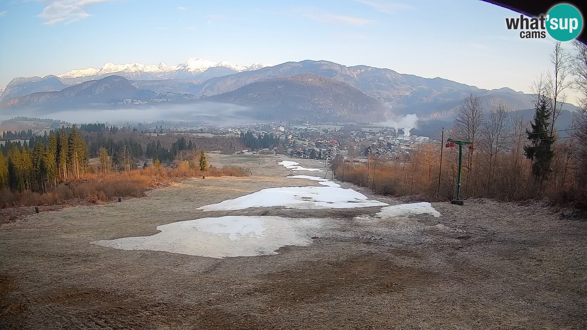 Webcam Bohinjska Bistrica – Live View from Kozji Hrbet Ski Station