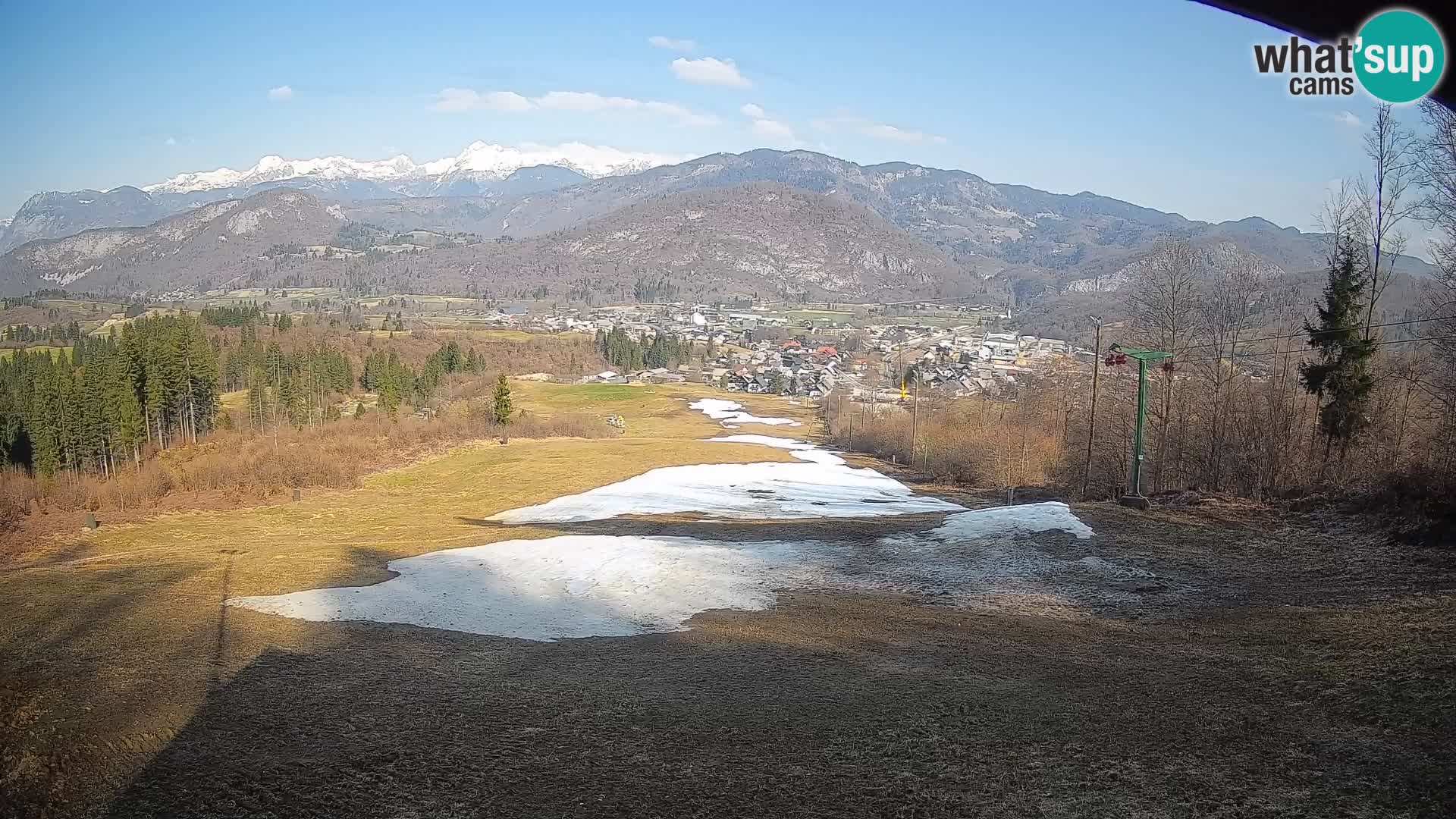 Webcam Bohinjska Bistrica – Vue en direct depuis la station de ski Kozji Hrbet